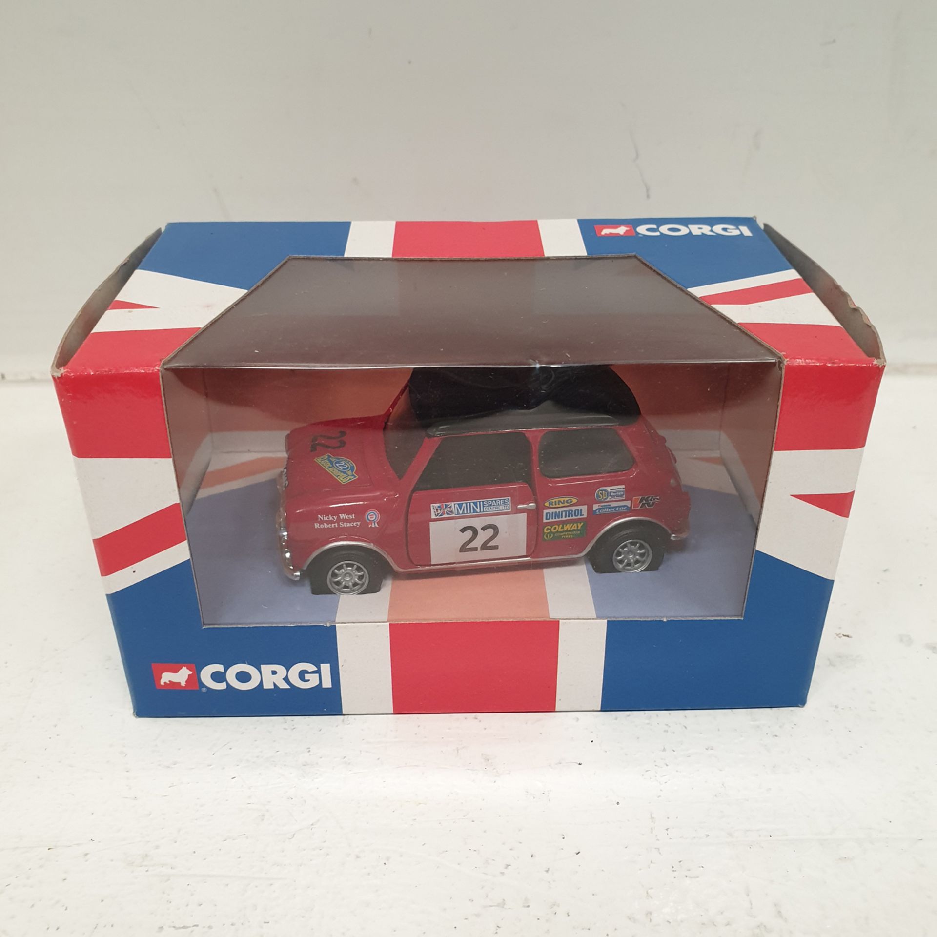 Corgi Collector Club Special 2003 Austin Cooper Mini-Acropolis Rally 2003 Car Model.