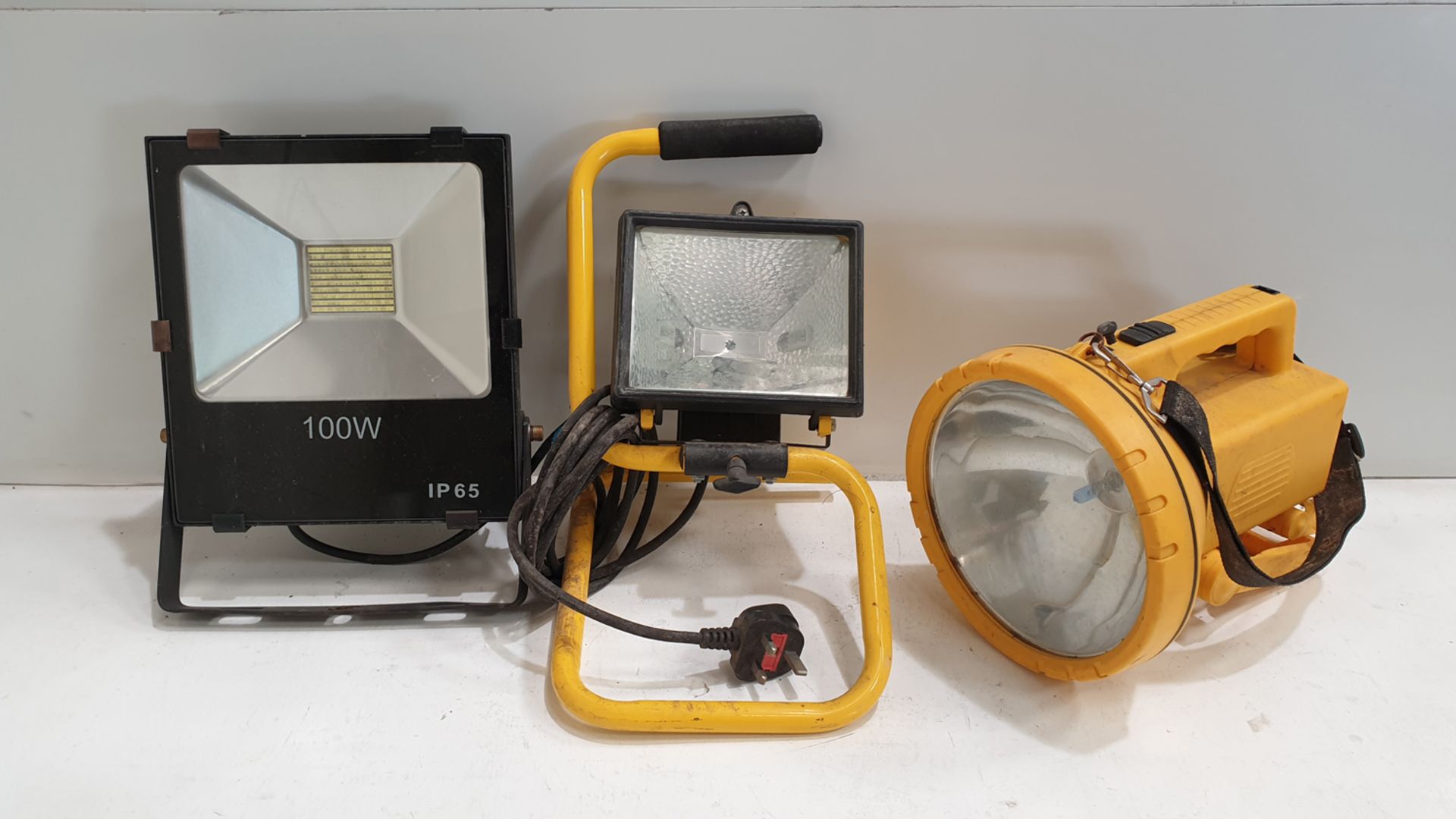 2 x Outdoor Flood Lights and 1 x Torch.