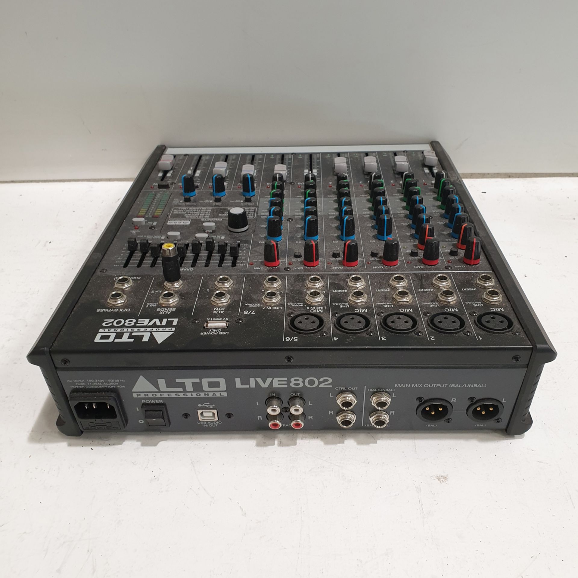 ALTO Professional Model LIVE802 8-Channel / 2-Bus Mixer. - Image 4 of 4