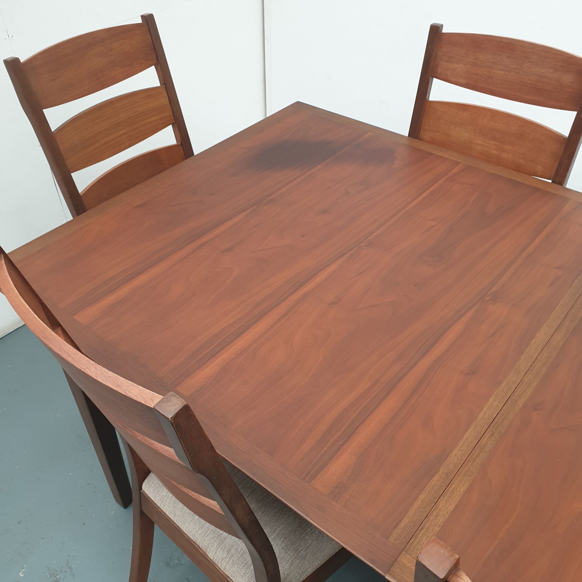 Solid Wood Dining Table & Chairs. Approx Dimensions 1700mm x 900mm x 780mm High. - Bild 5 aus 11