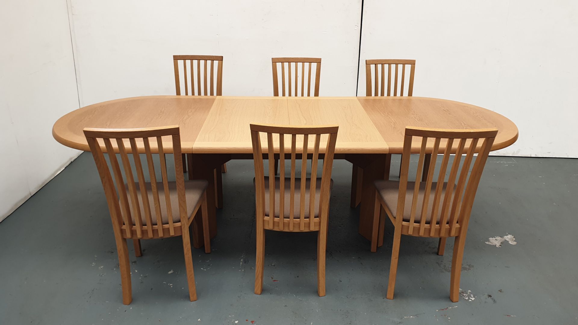 skovby Solid Wood Extendable Dining Table & Chairs. - Image 4 of 14