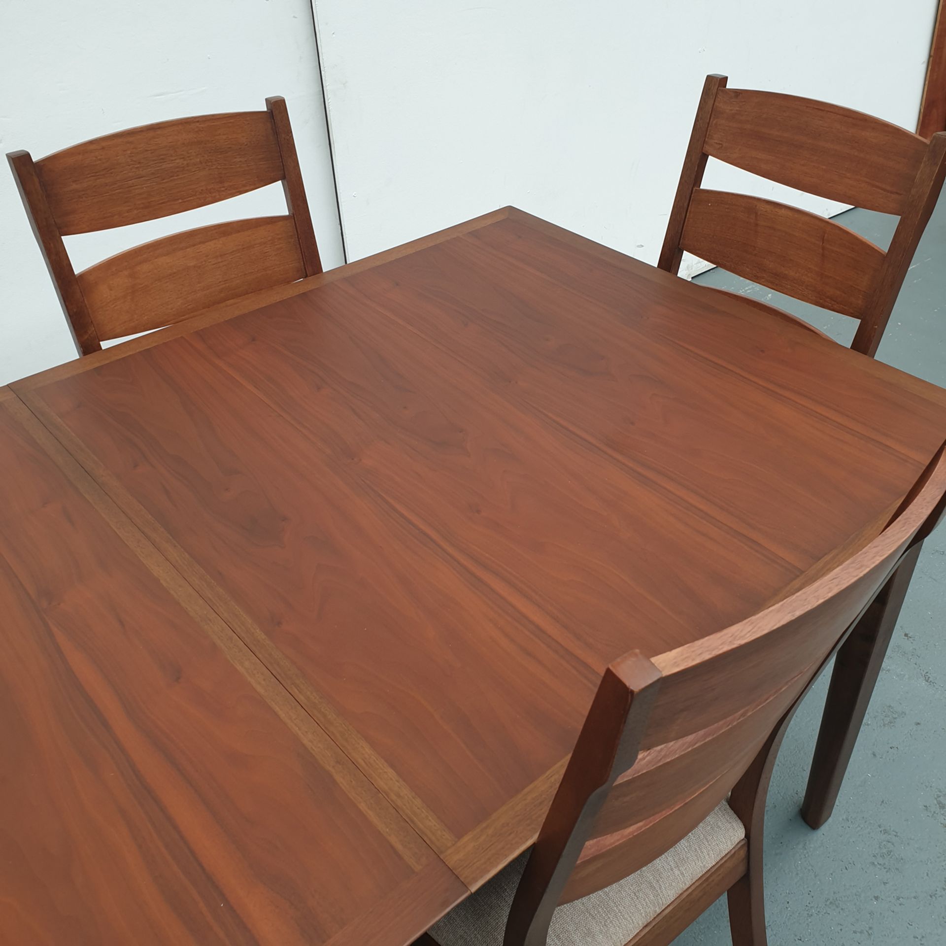 Solid Wood Dining Table & Chairs. Approx Dimensions 1700mm x 900mm x 780mm High. - Bild 6 aus 11