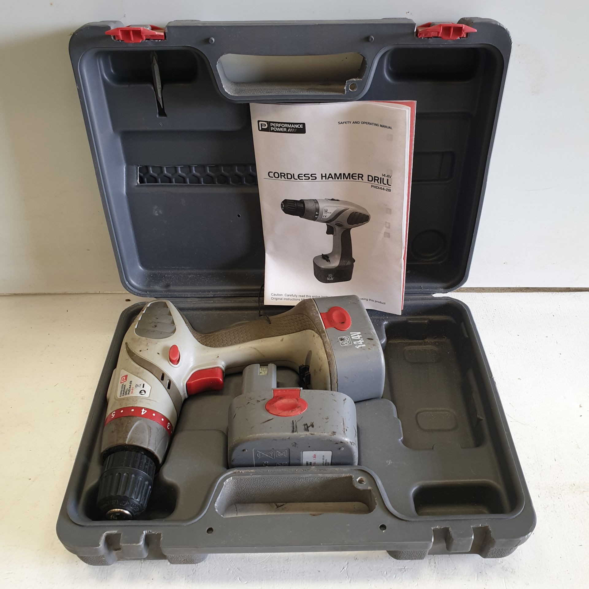 Performance Power Model PHD144-2B Cordless Hammer Drill.