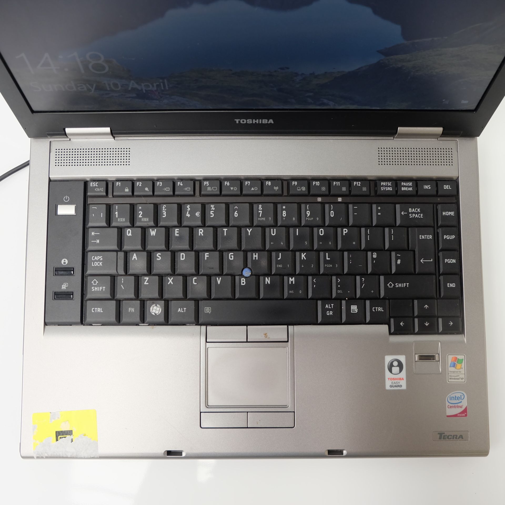 Toshiba Tecra A9 Model PTS52E Laptop. 1.8 GHZ Intel Centrino Core 2. Screensize 15.4". - Image 2 of 9