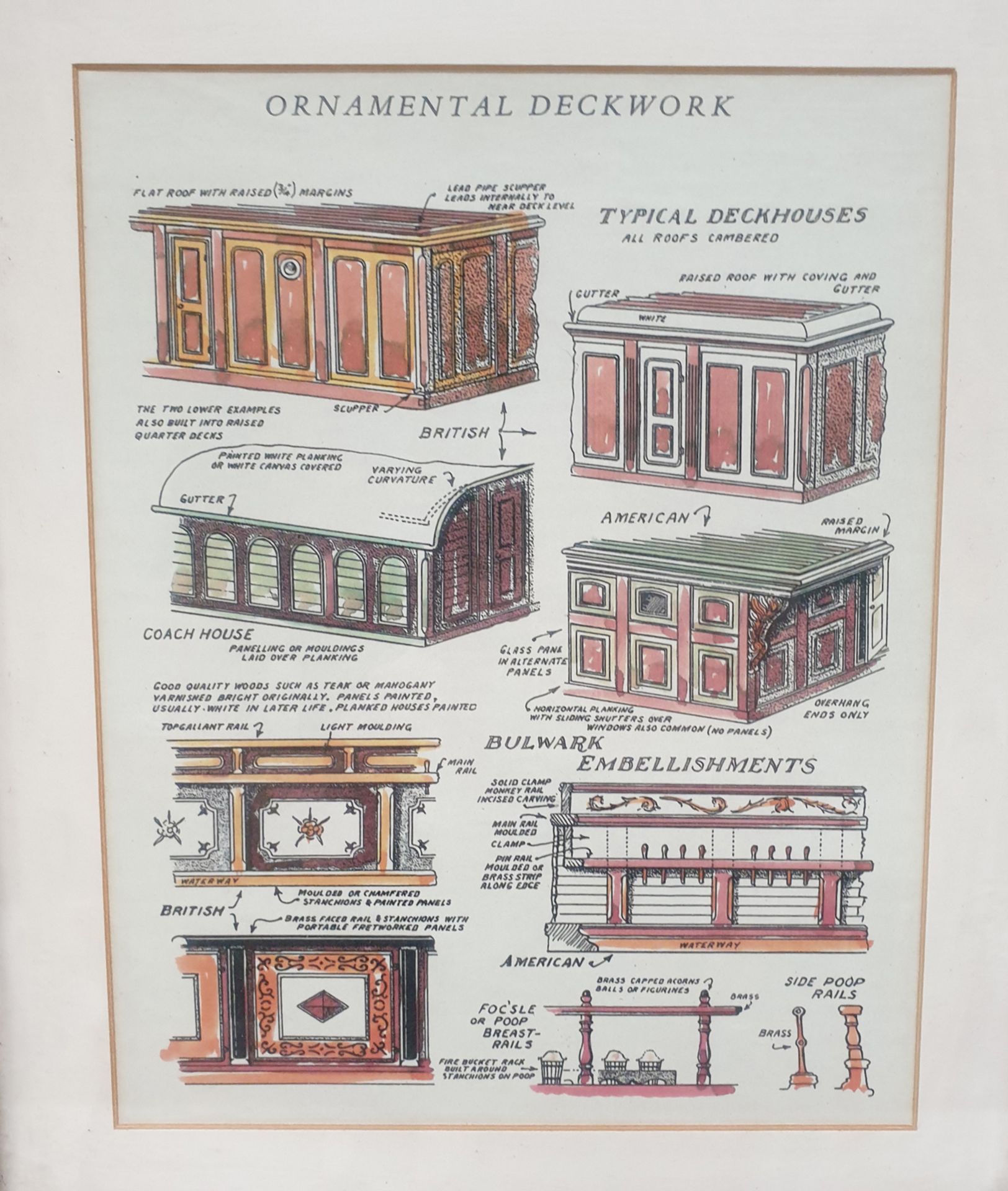 Ornamental Deckwork Framed Picture. Approx Dimensions 12" x 14 3/4". - Image 2 of 3