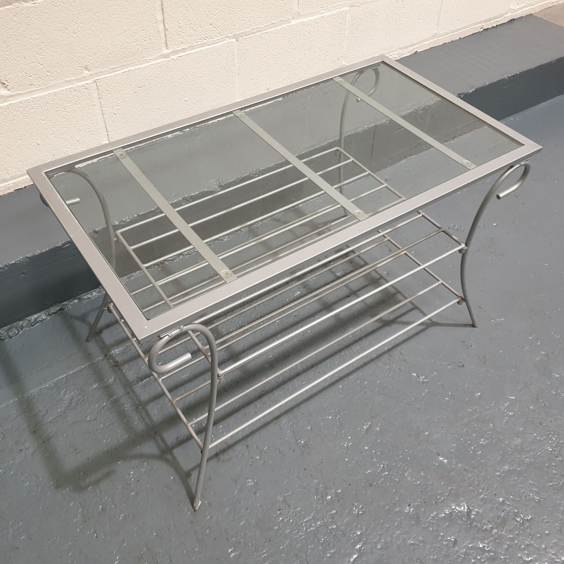 Glass Topped Coffee Table. Approx Dimensions 920mm x 500mm x 550mm High. - Image 3 of 4