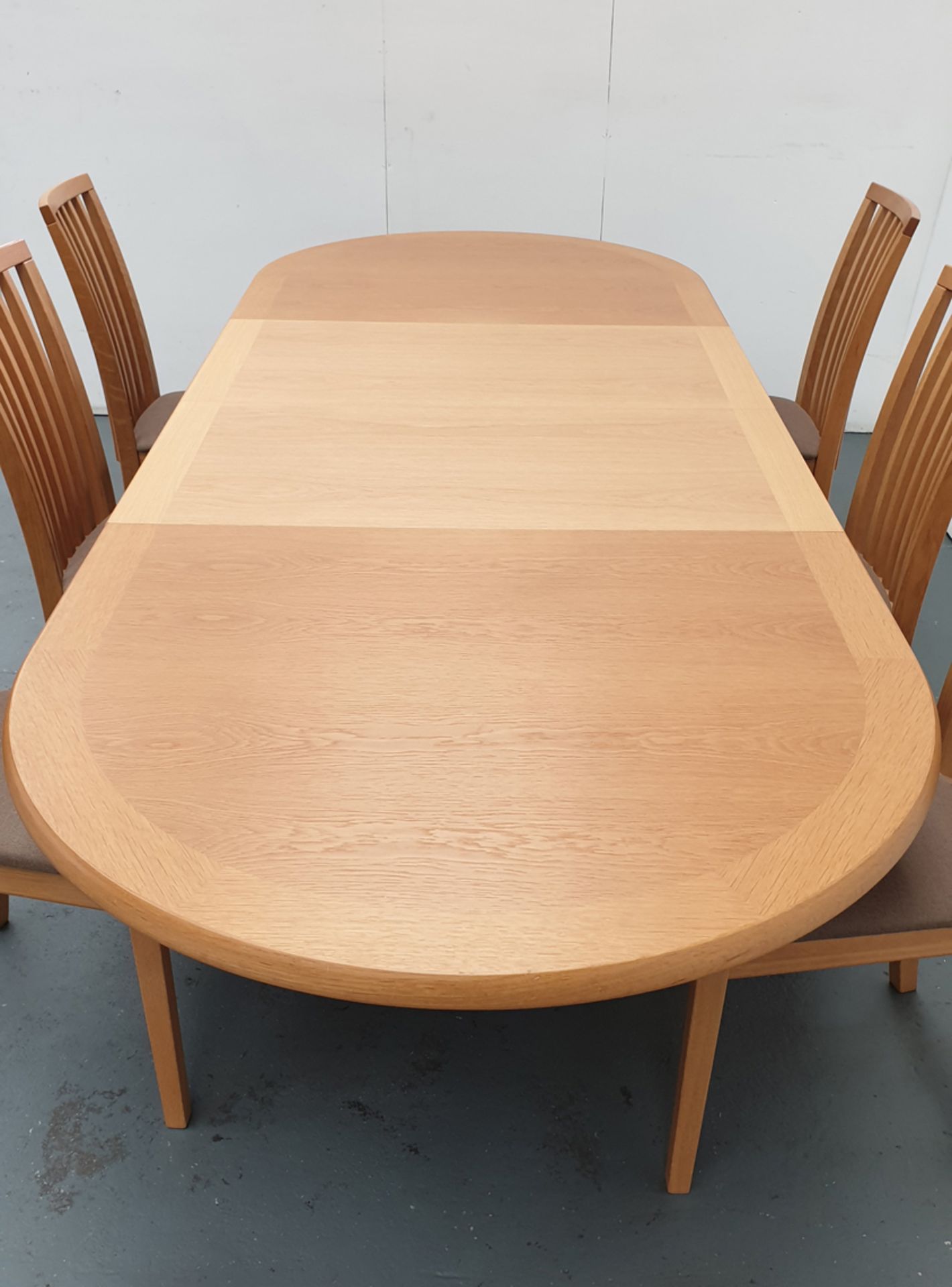 skovby Solid Wood Extendable Dining Table & Chairs. - Image 7 of 14