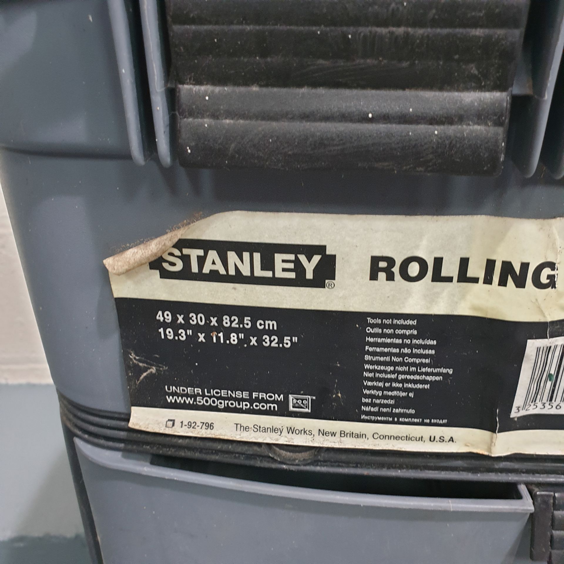 STANLEY Rolling Workshop XL Toolbox on Wheels. Dimensions 49cm x 30cm x 82.5cm. - Image 3 of 8