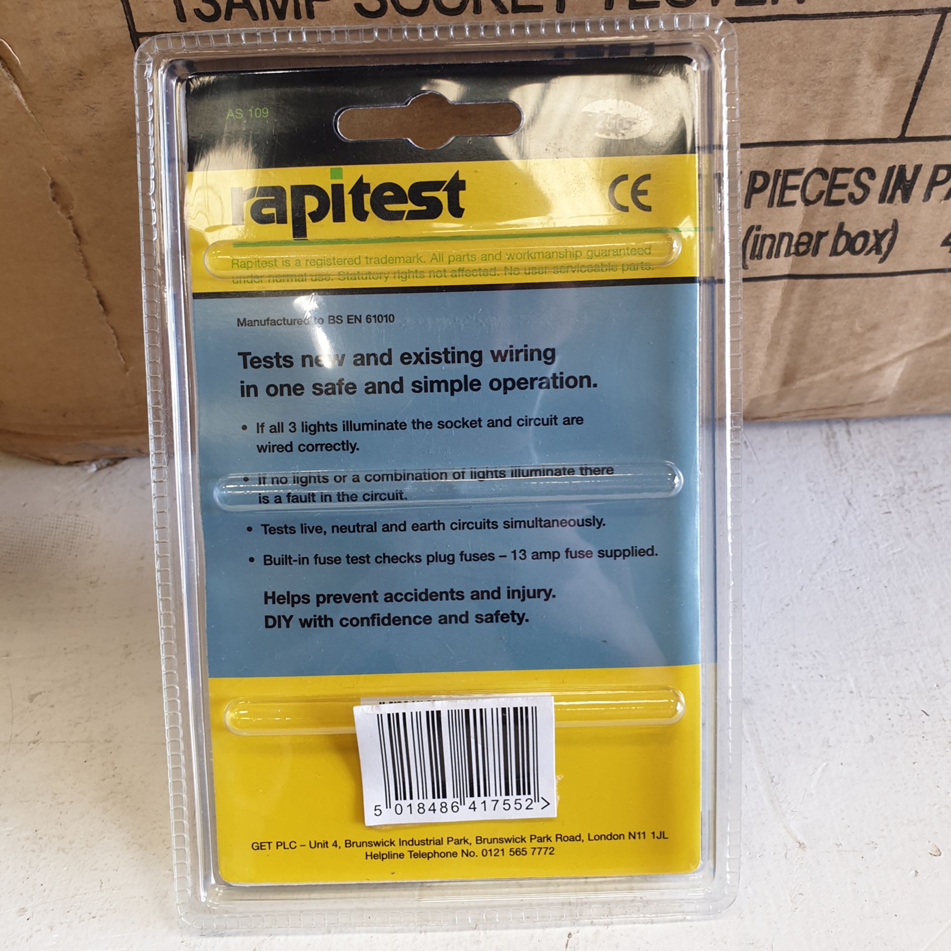 Quantity of Rapitest 13 Amp Socket Testers. New In Packaging. - Image 2 of 4