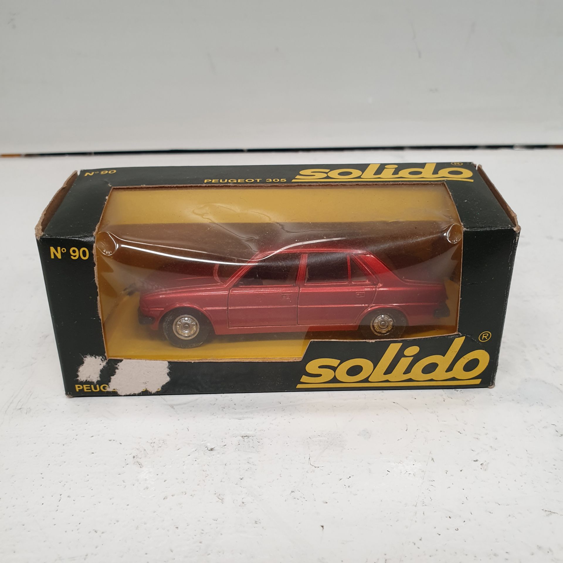 Solido Model No.90 Peugeot 305 Car Model. In Original Packaging. Made in France.