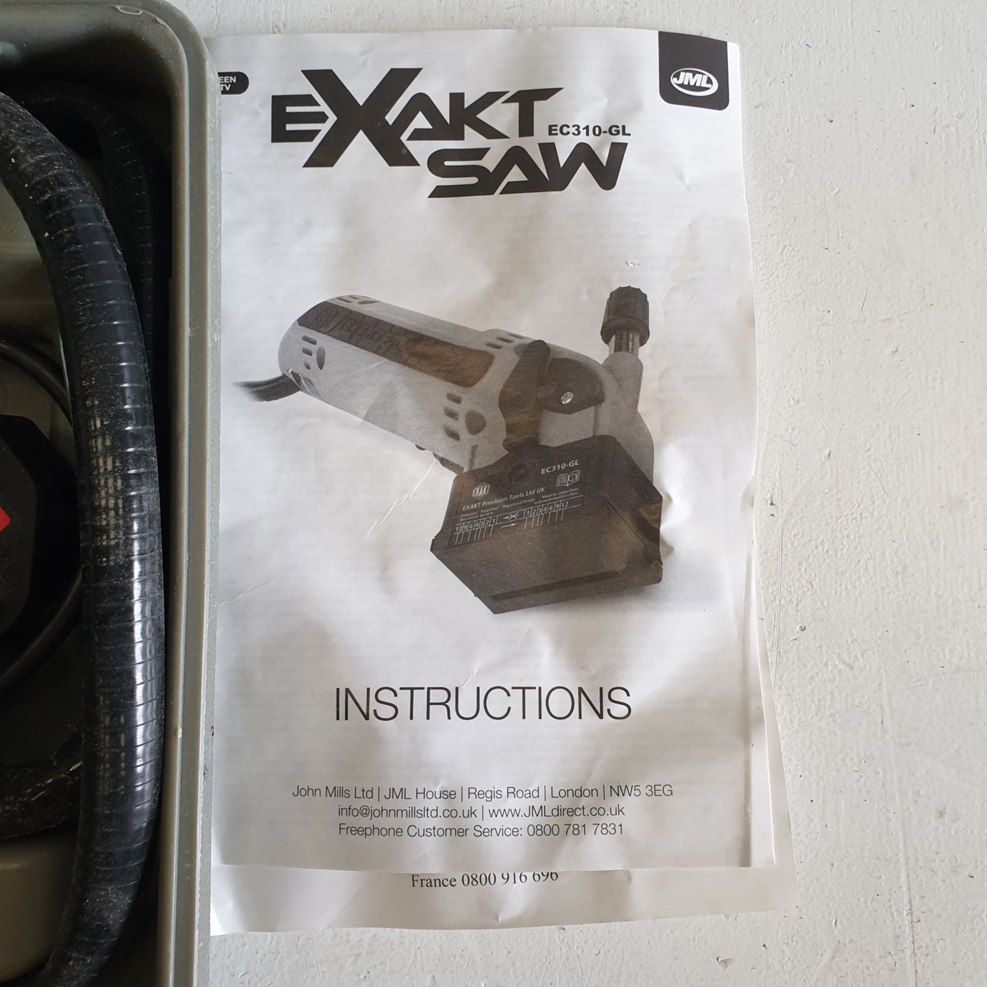 JML EXAKT Saw. Model EC310-GL. 230V. In Box. - Image 4 of 4