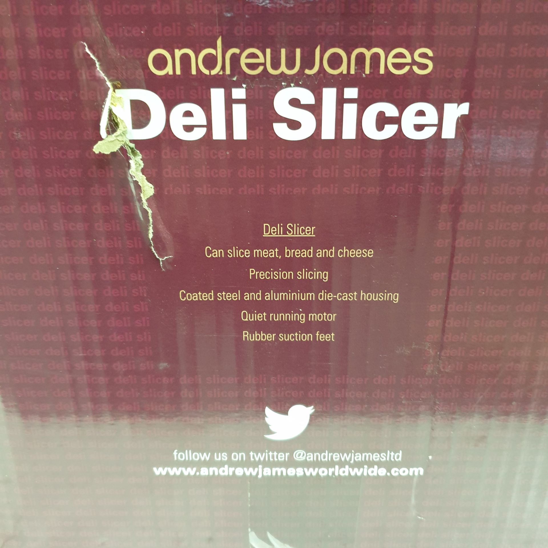 Andrew James Deli Meat Slicer. Model AS-19. Precision Slicer. - Image 8 of 8