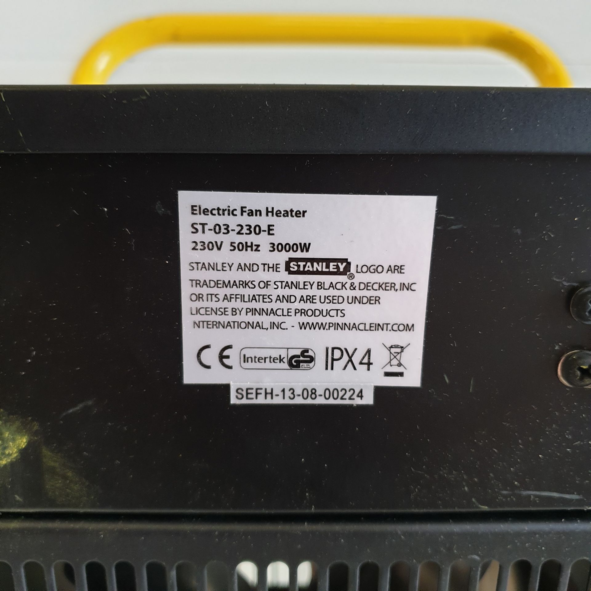 Stanley Model ST-03-230-E Electric Fan Heater. 1.5 - 3.0KW. In Box. - Image 6 of 6