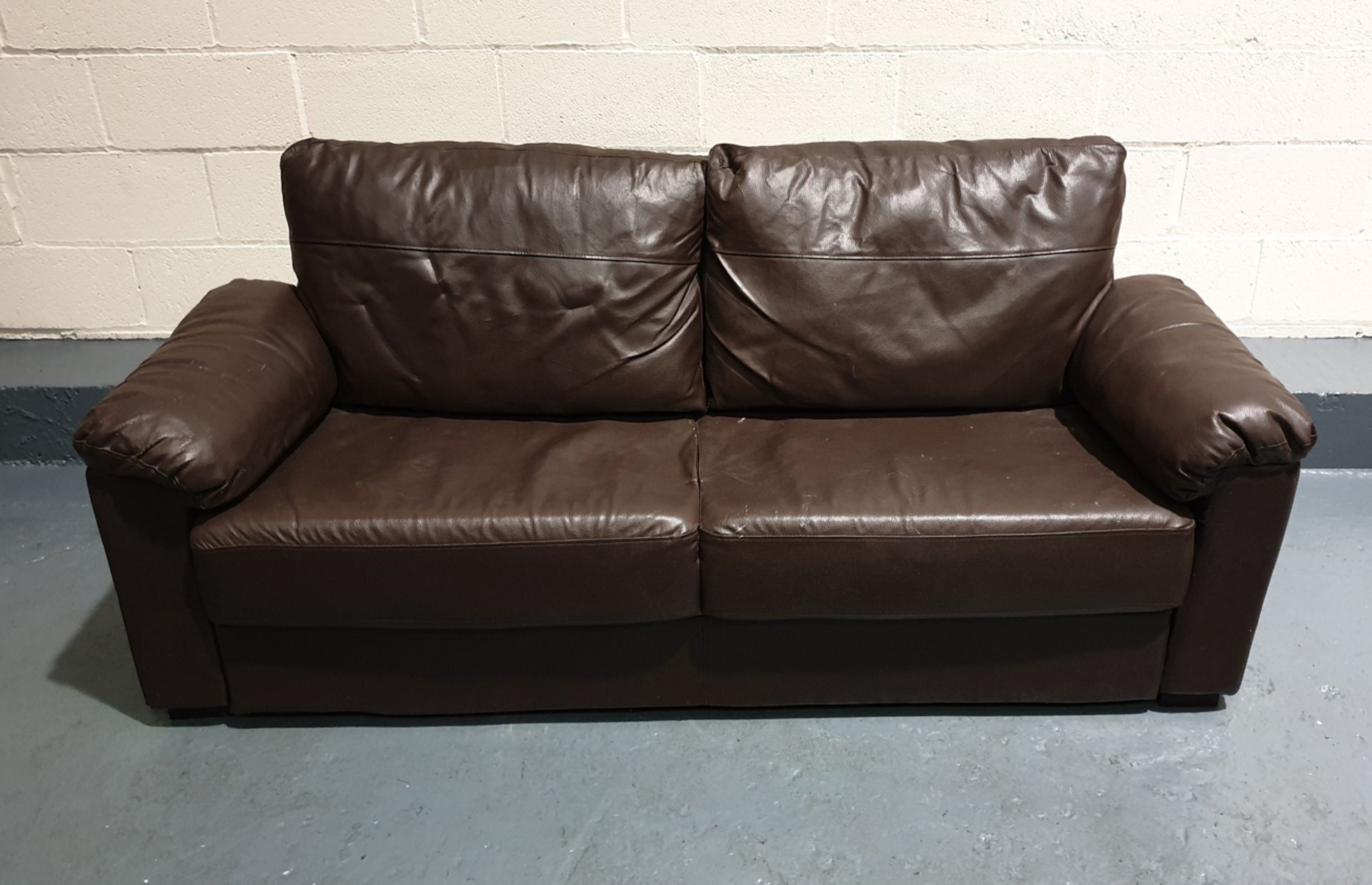 Brown Settee as Lotted.