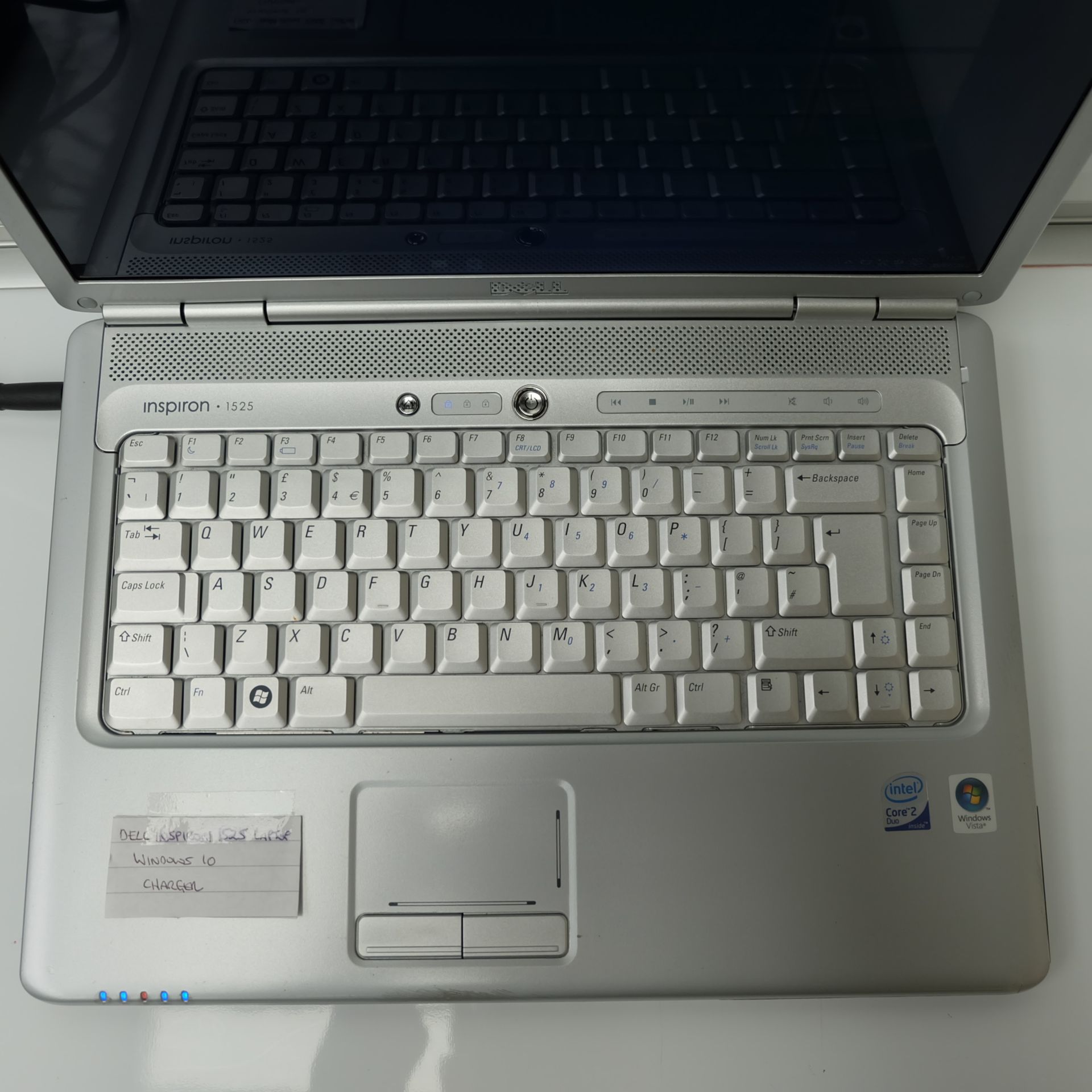 Dell Inspiration 1525 Model PP29L Laptop. 1.83 GHZ Intel Core 2 Duo. Windows 10. - Image 2 of 9