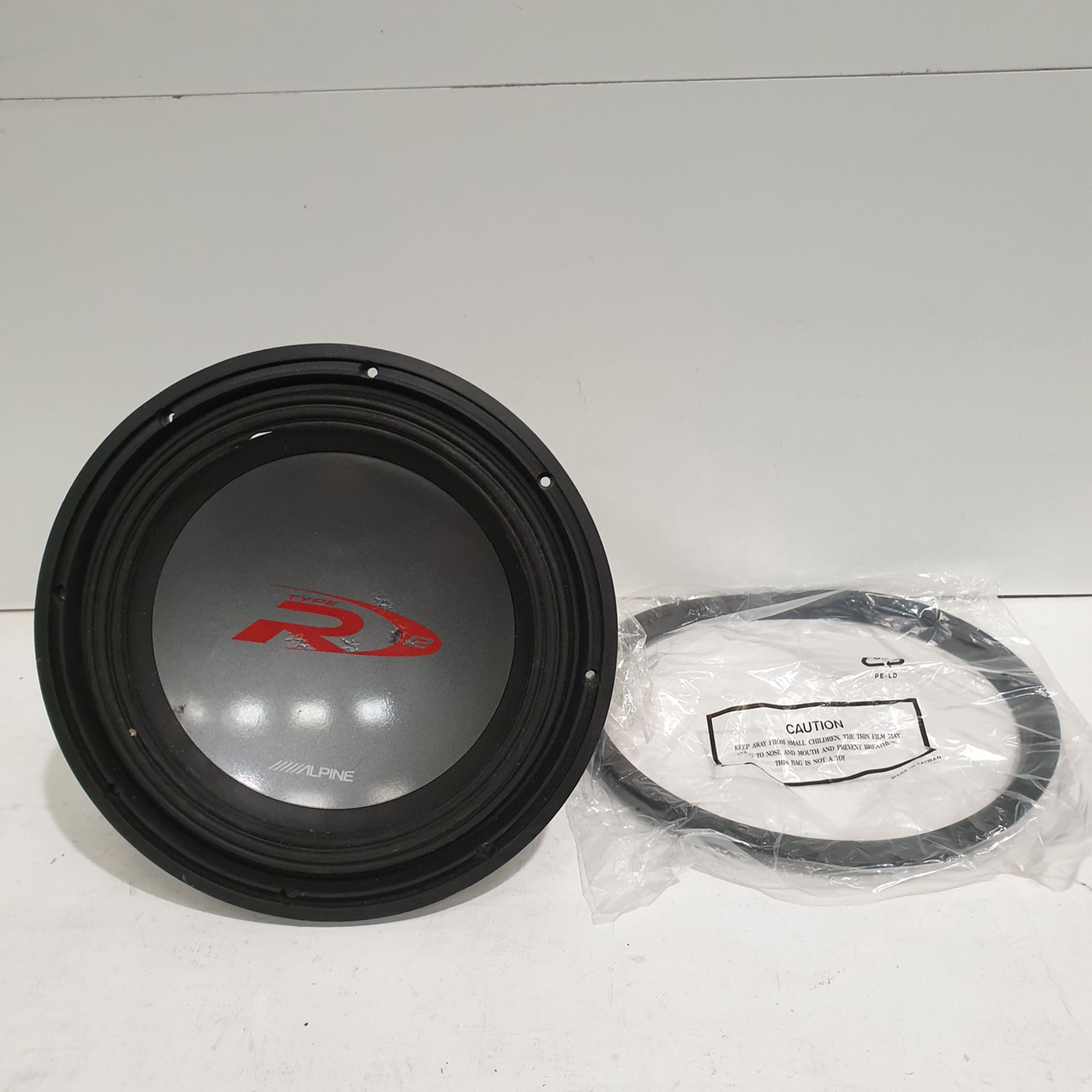 Alpine Type R 12" High Performance Dual Voice Coil Subwoofer. Model SWR 12420.