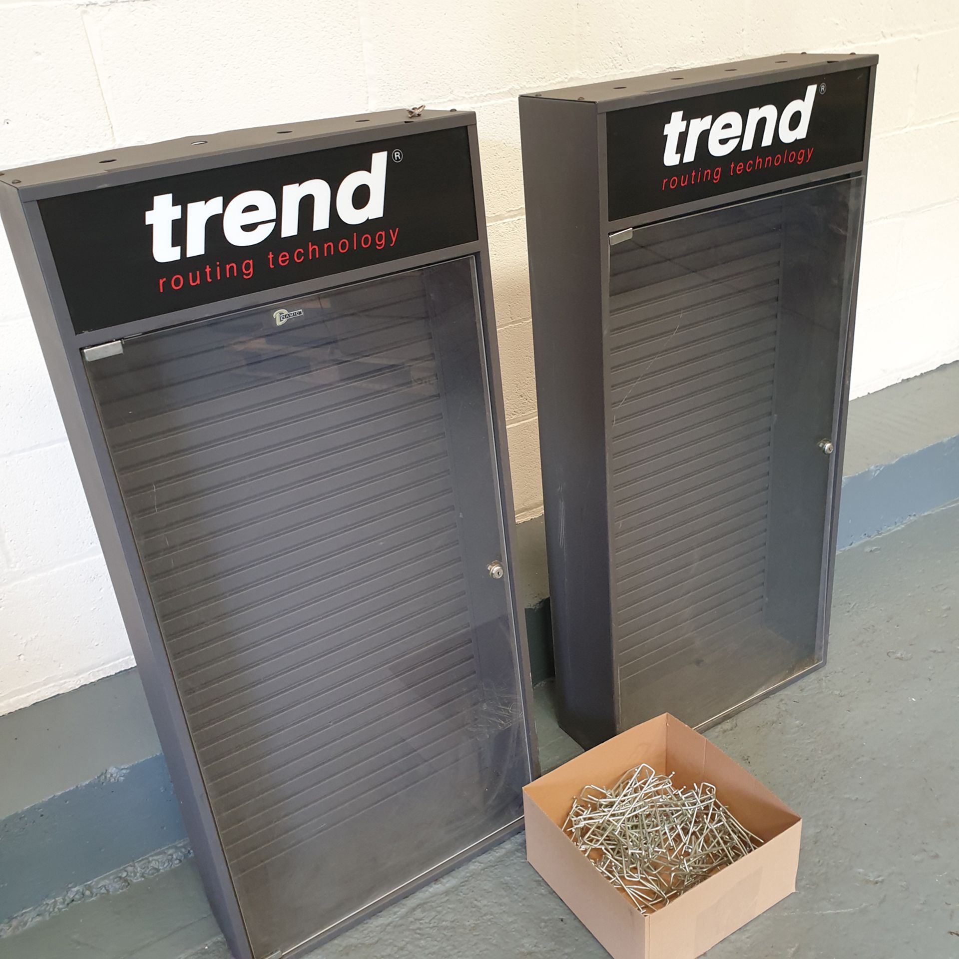 2 x Trend Routing Technology Cabinets With Key. Approx Dimensions 550 x 1180 H x 190 D. - Image 3 of 5