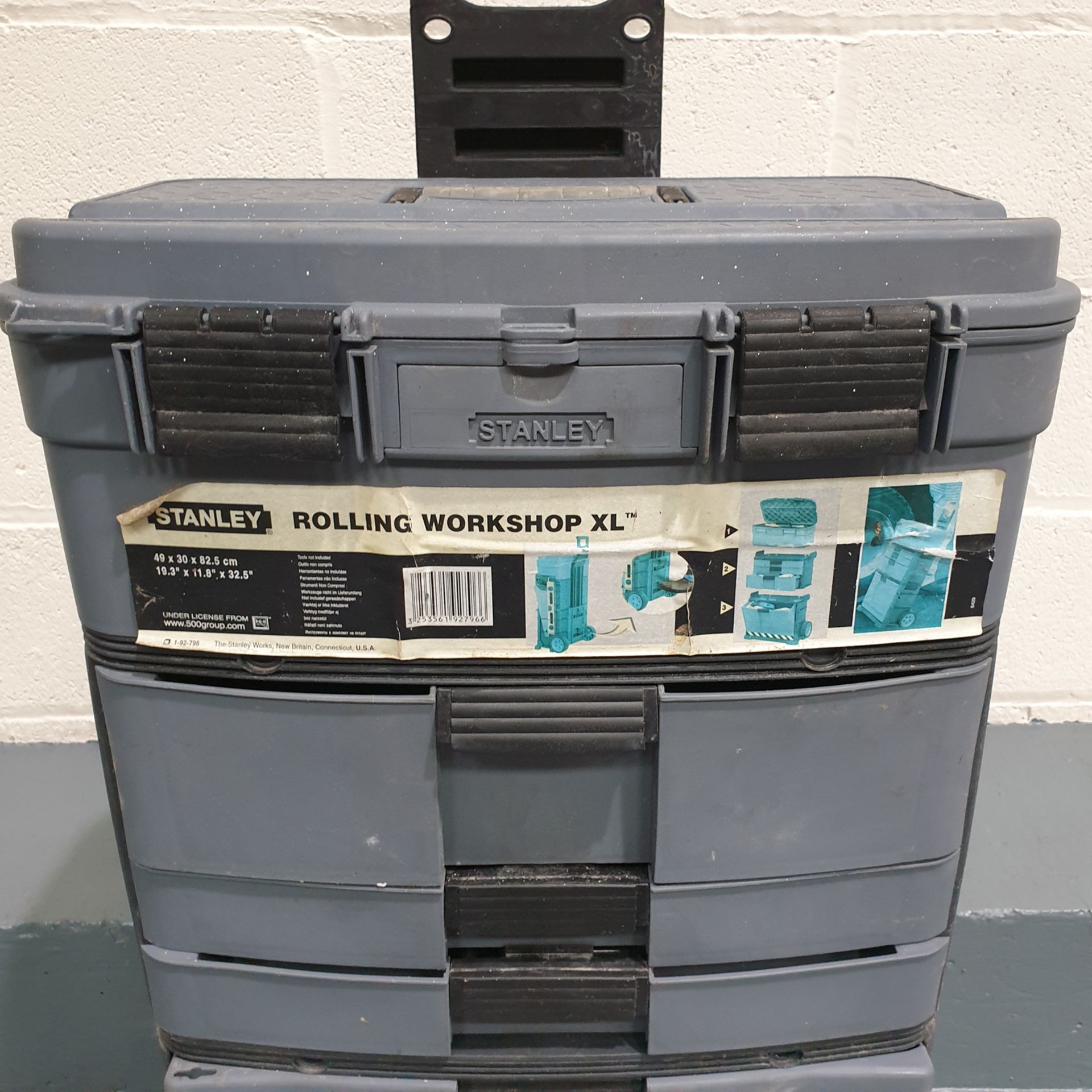 STANLEY Rolling Workshop XL Toolbox on Wheels. Dimensions 49cm x 30cm x 82.5cm. - Image 2 of 8