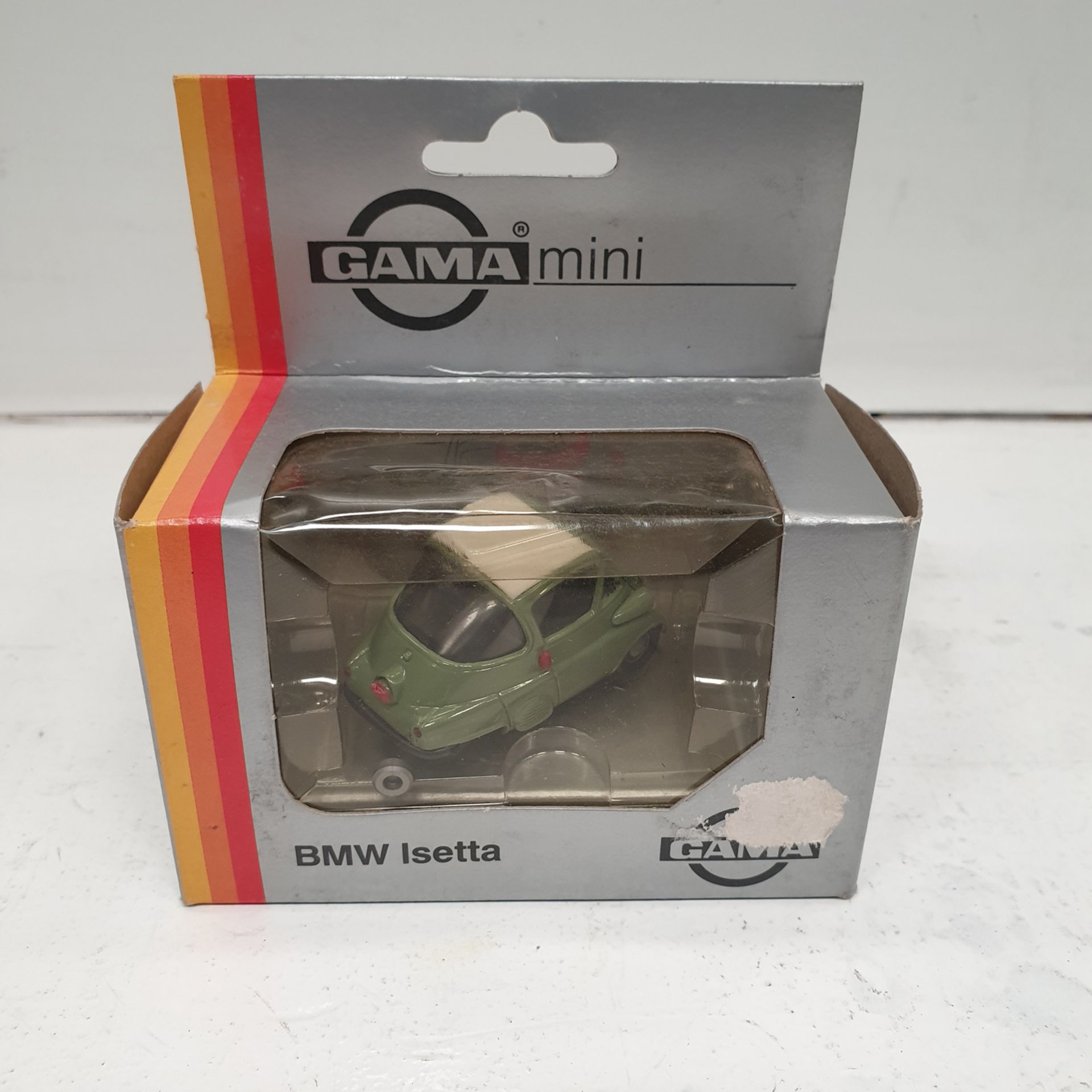 GAMAmini BMW Isetta Car Model. In Original Packaging. Made in Germany.