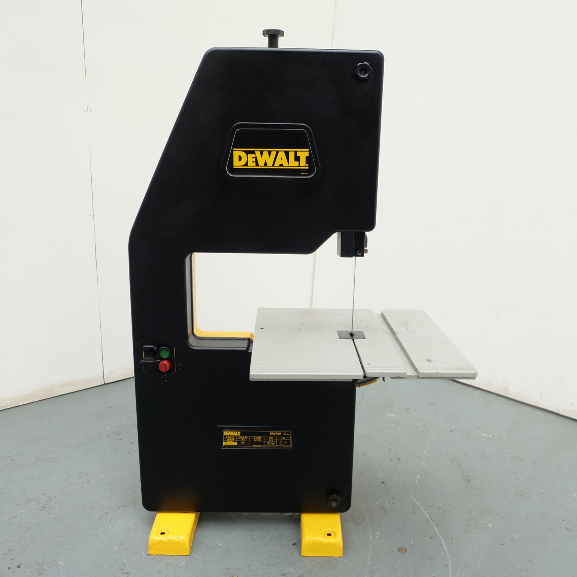 DeWALT Model DW738 Vertical Bandsaw.