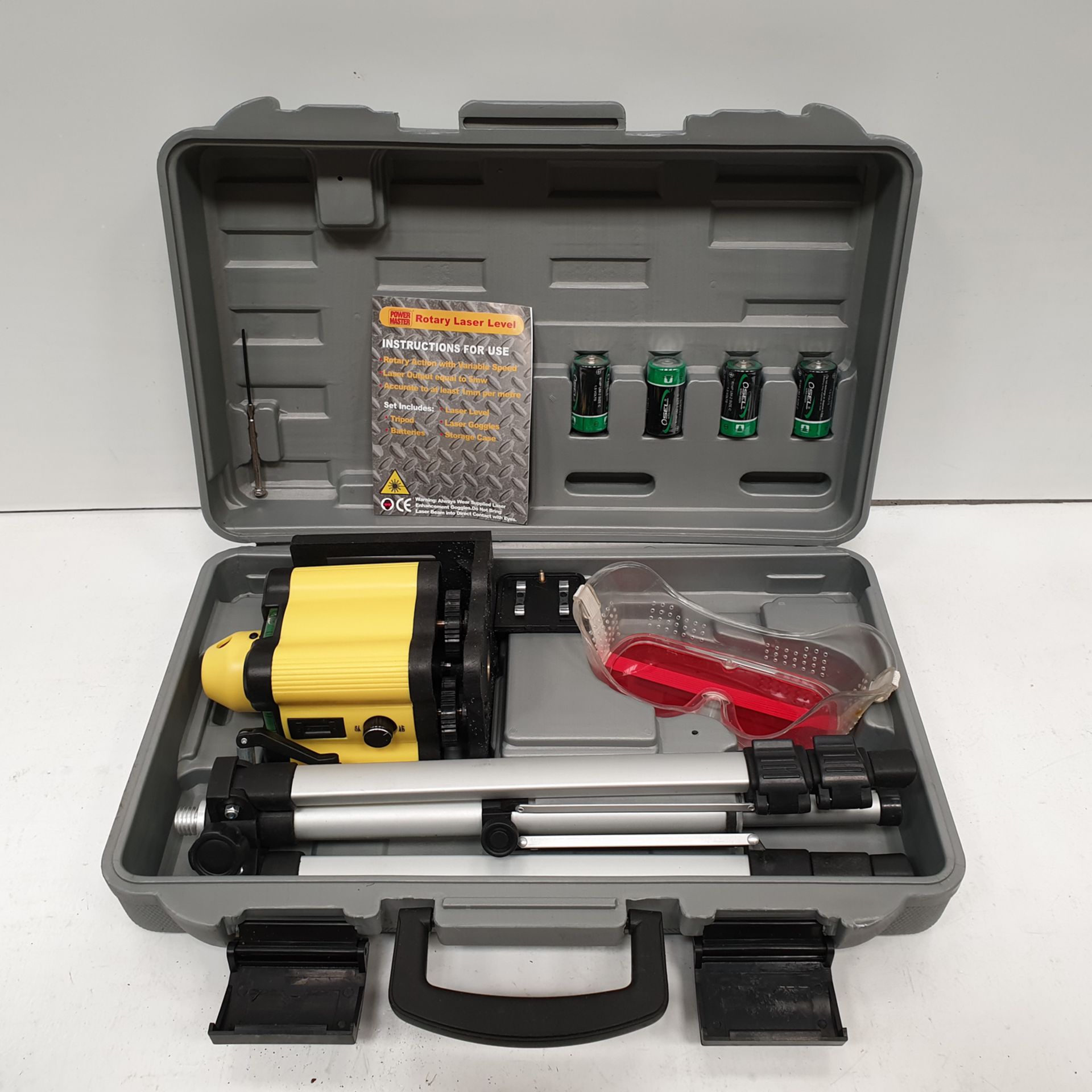 Power Master Rotary Laser Level.