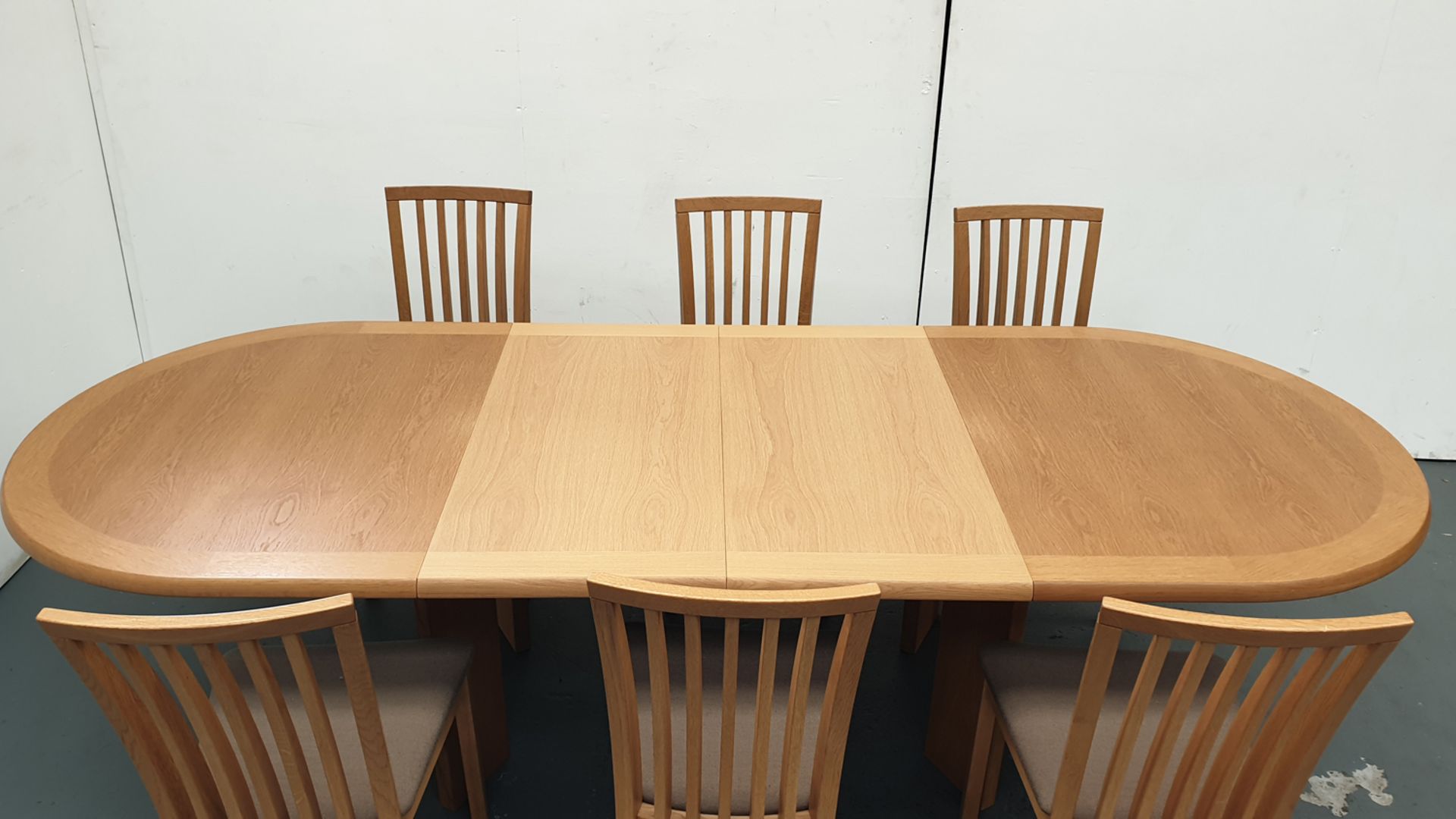 skovby Solid Wood Extendable Dining Table & Chairs. - Image 6 of 14