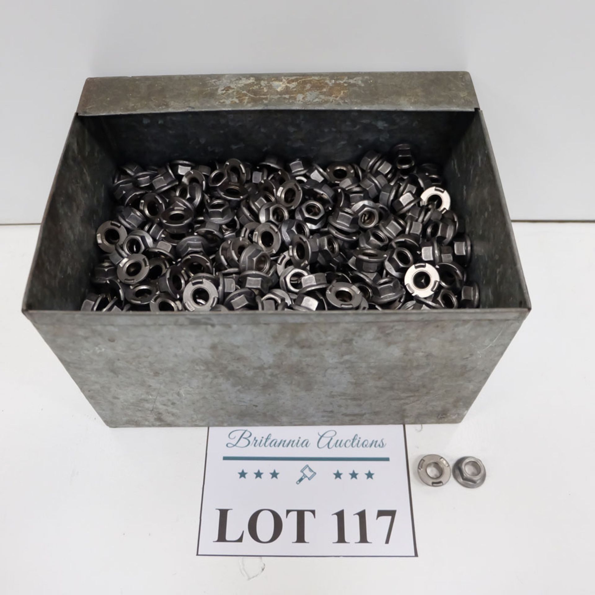 Quantity of Hex Nuts as Lotted. Unlabelled.