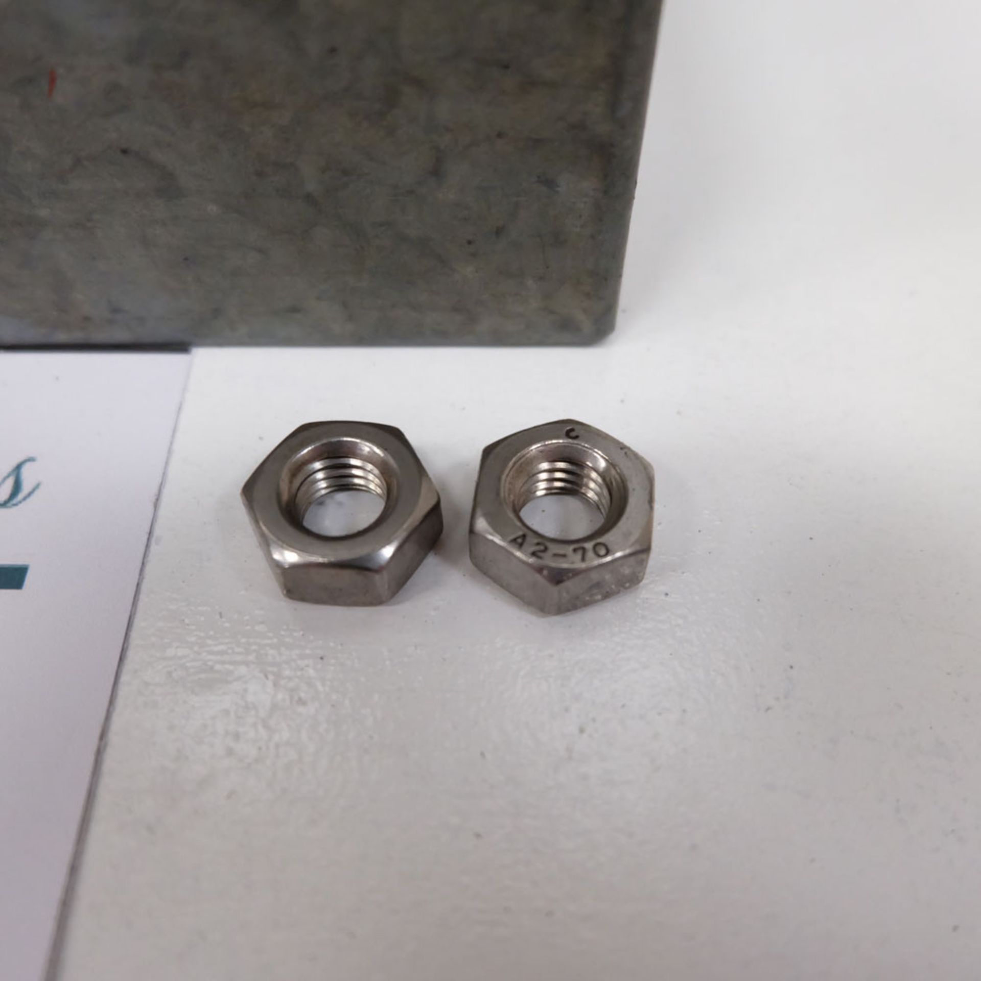 Quantity of Hex Nuts as Lotted. Unlabelled. - Image 3 of 3