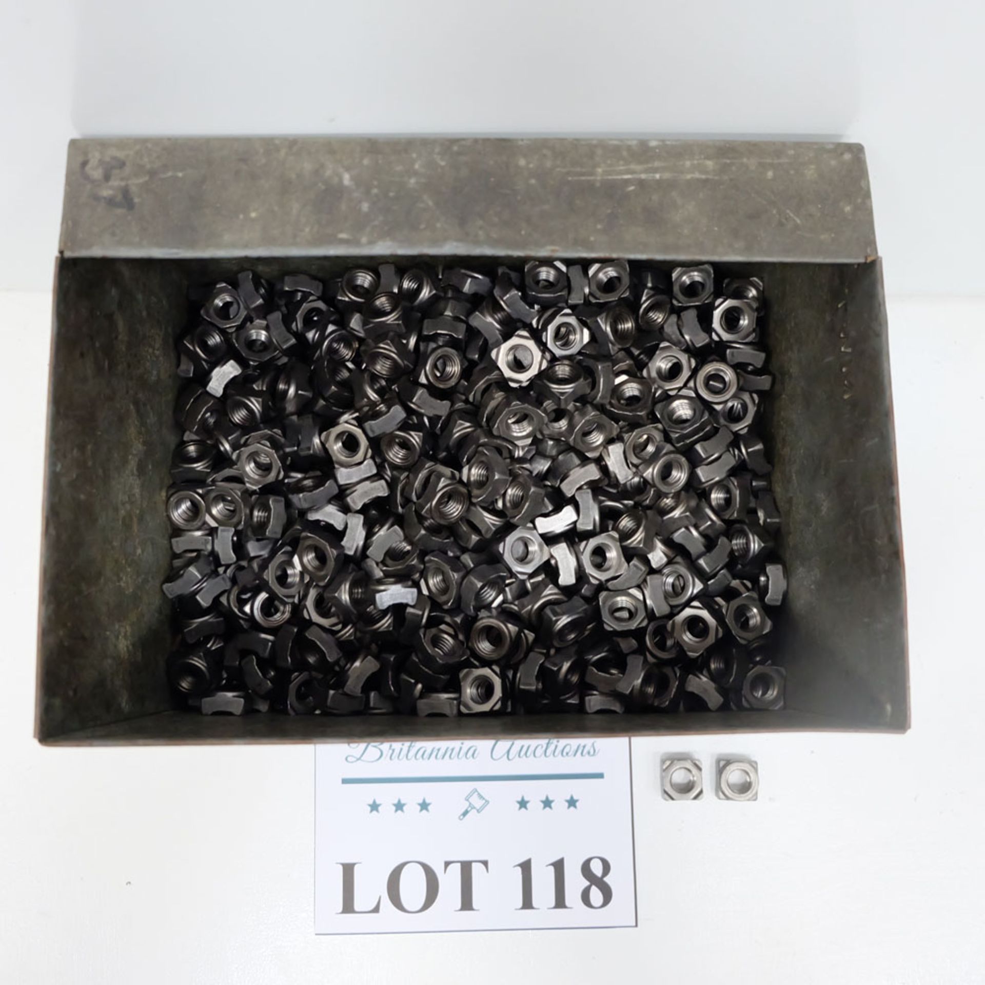Quantity of Square Nuts as Lotted. Labled M10 Mild Steel. - Image 2 of 4