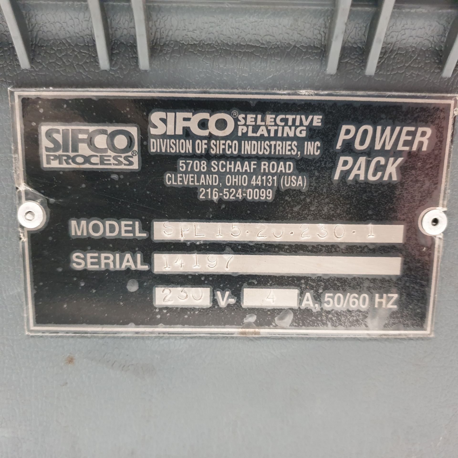 Sifco Process Model SPL15.20.230.1 Power Pack. - Image 3 of 3