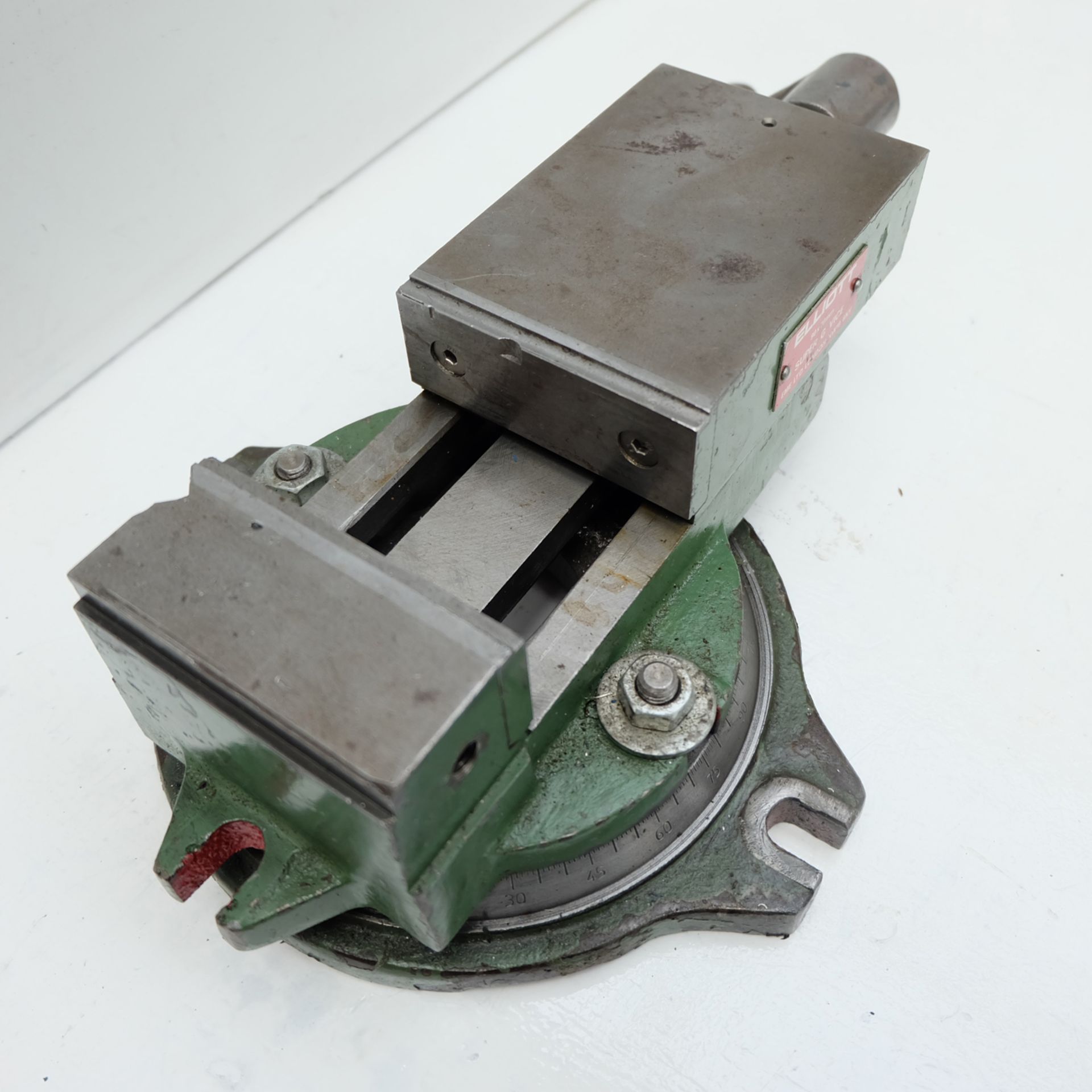 Elliott Super G Swivelling Machine Vice. Jaw Width 90mm. Max Opening 70mm Approx. - Image 4 of 6