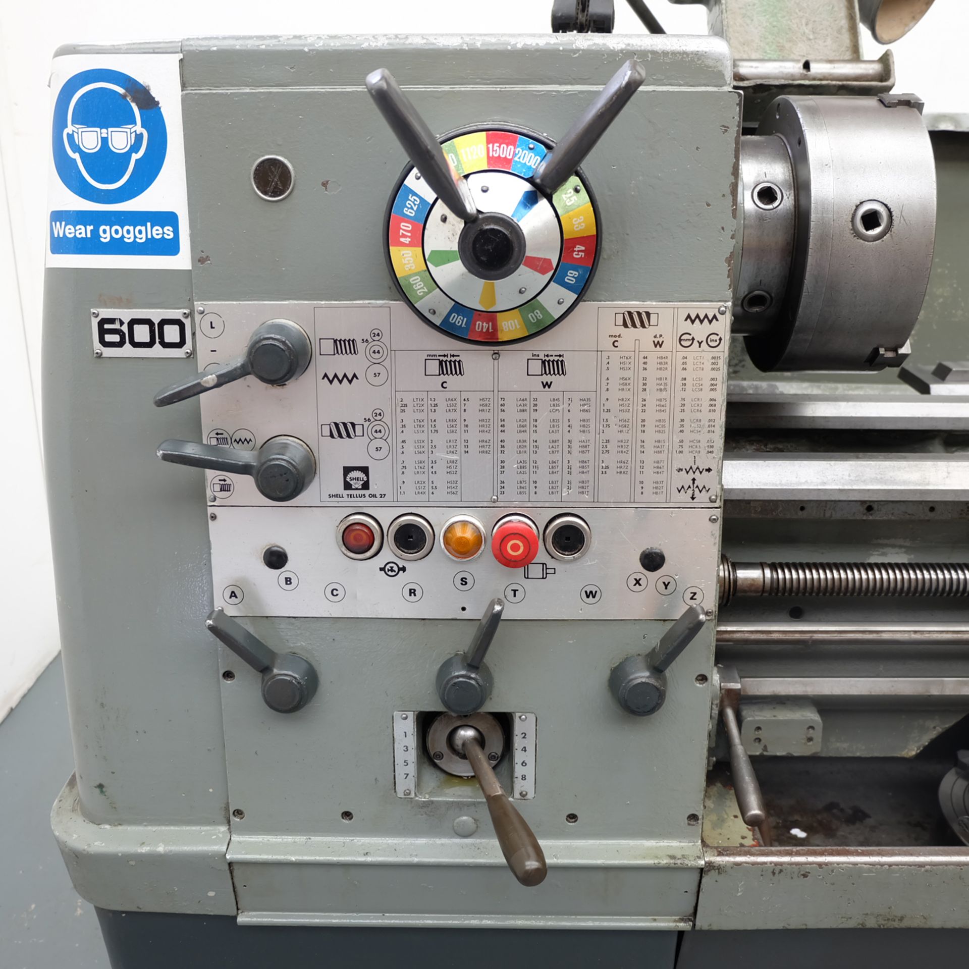 Colchester Triumph 2000. Centre Lathe. Swing Over Bed 15". Between Centres 50". - Image 2 of 14