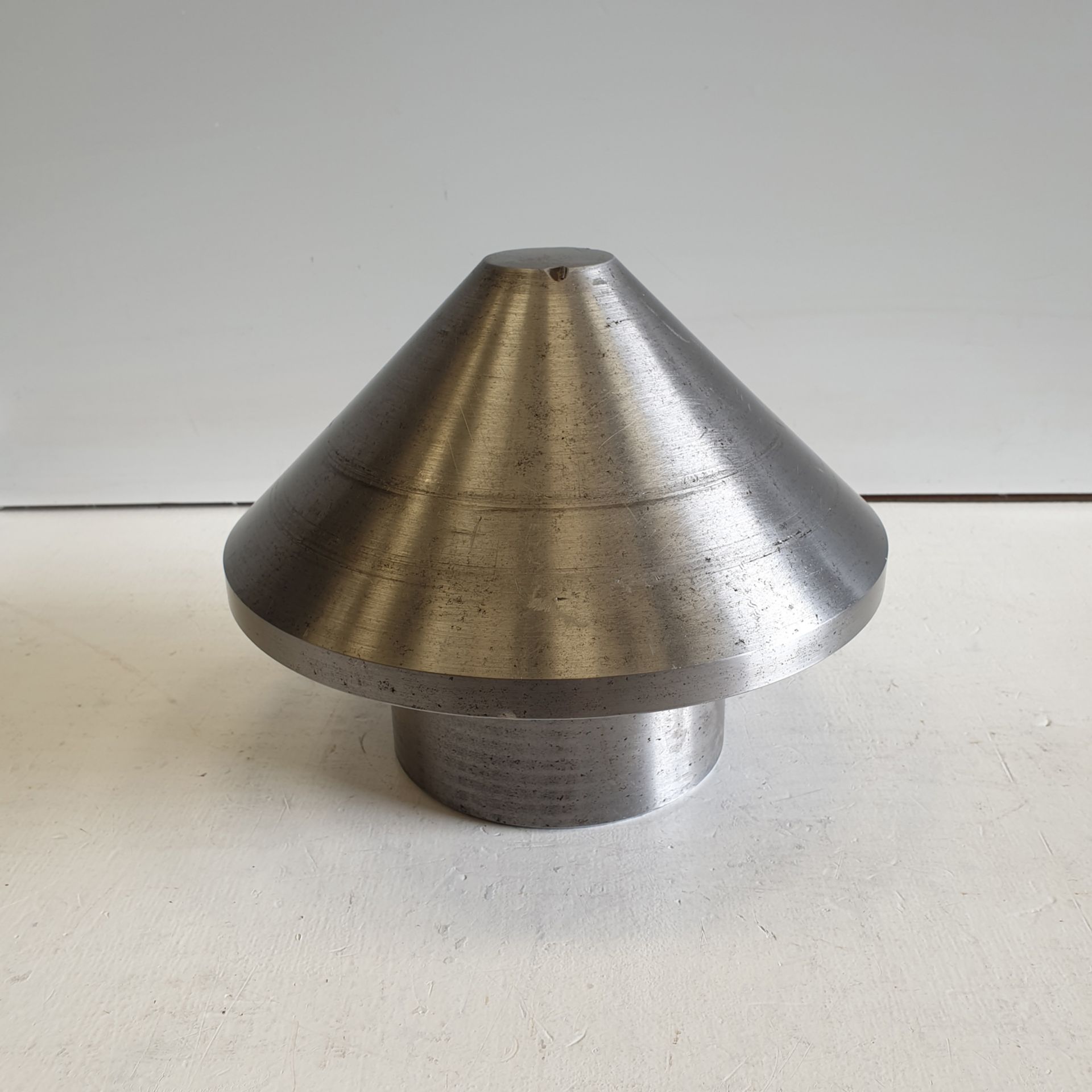 10" Approx Diameter Cone Shaped Steel Billet.