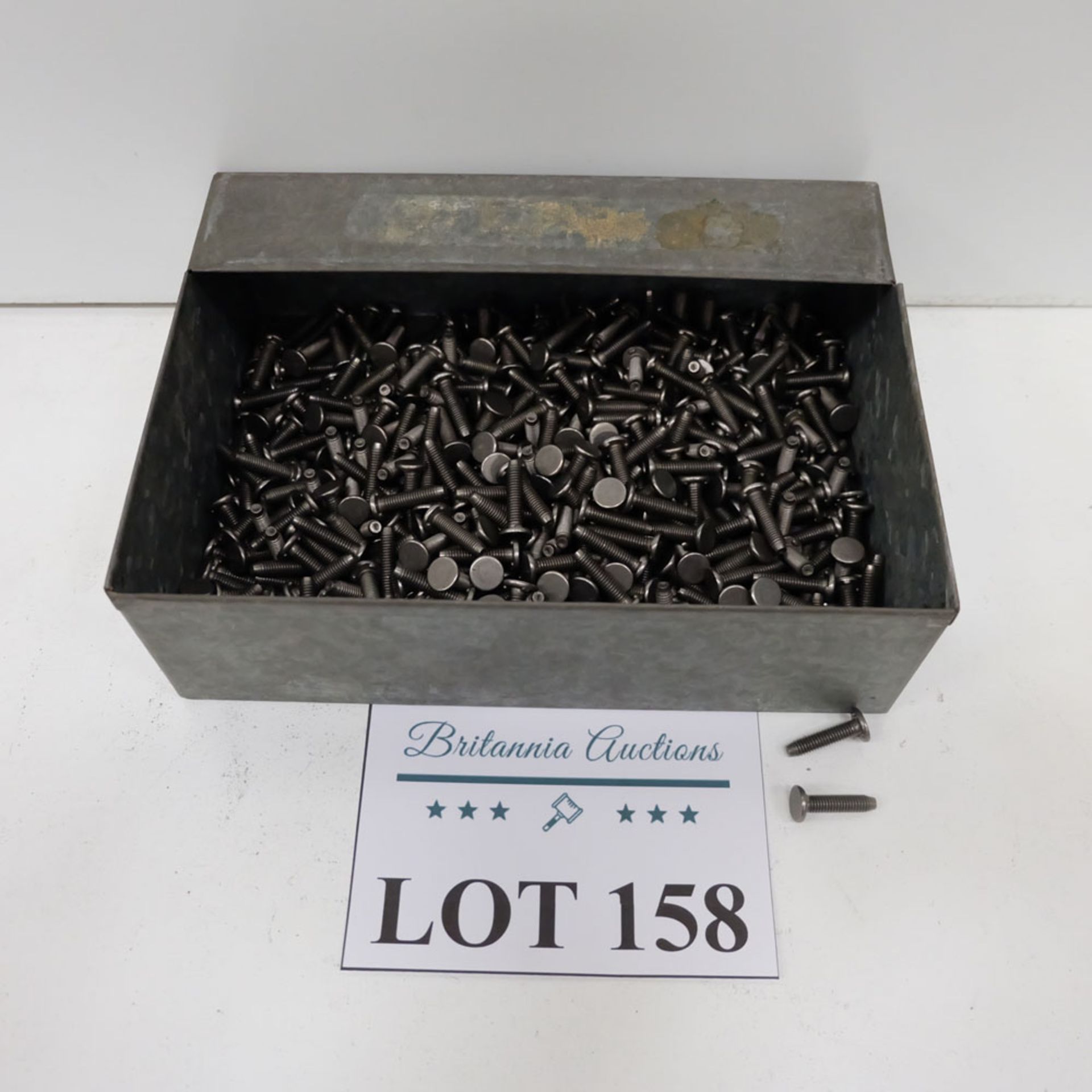 Quantity of Weld Bolts as Lotted. Labelled M6 x 25 Weld Bolt.