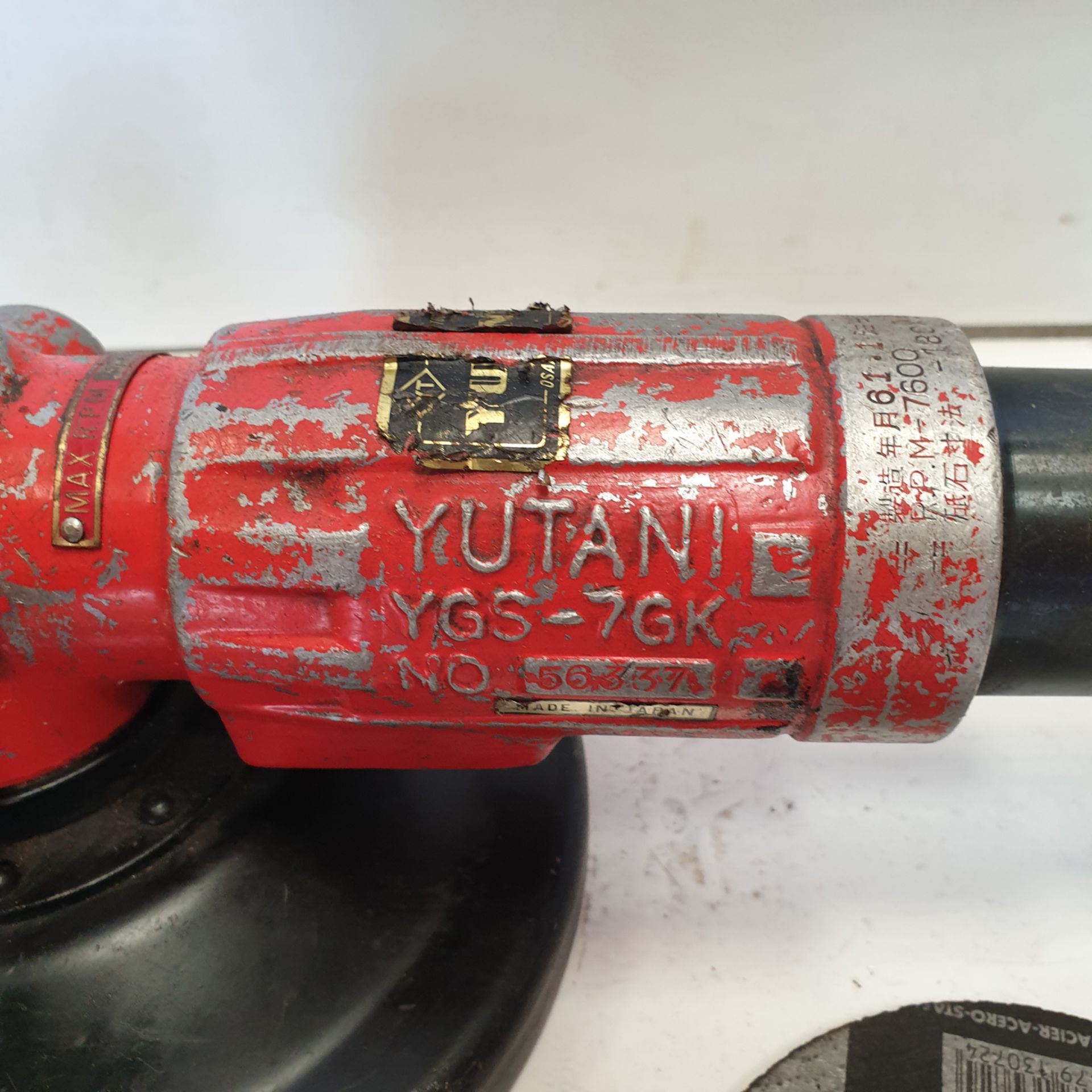 YUTANI Disc Grinder. - Image 3 of 4