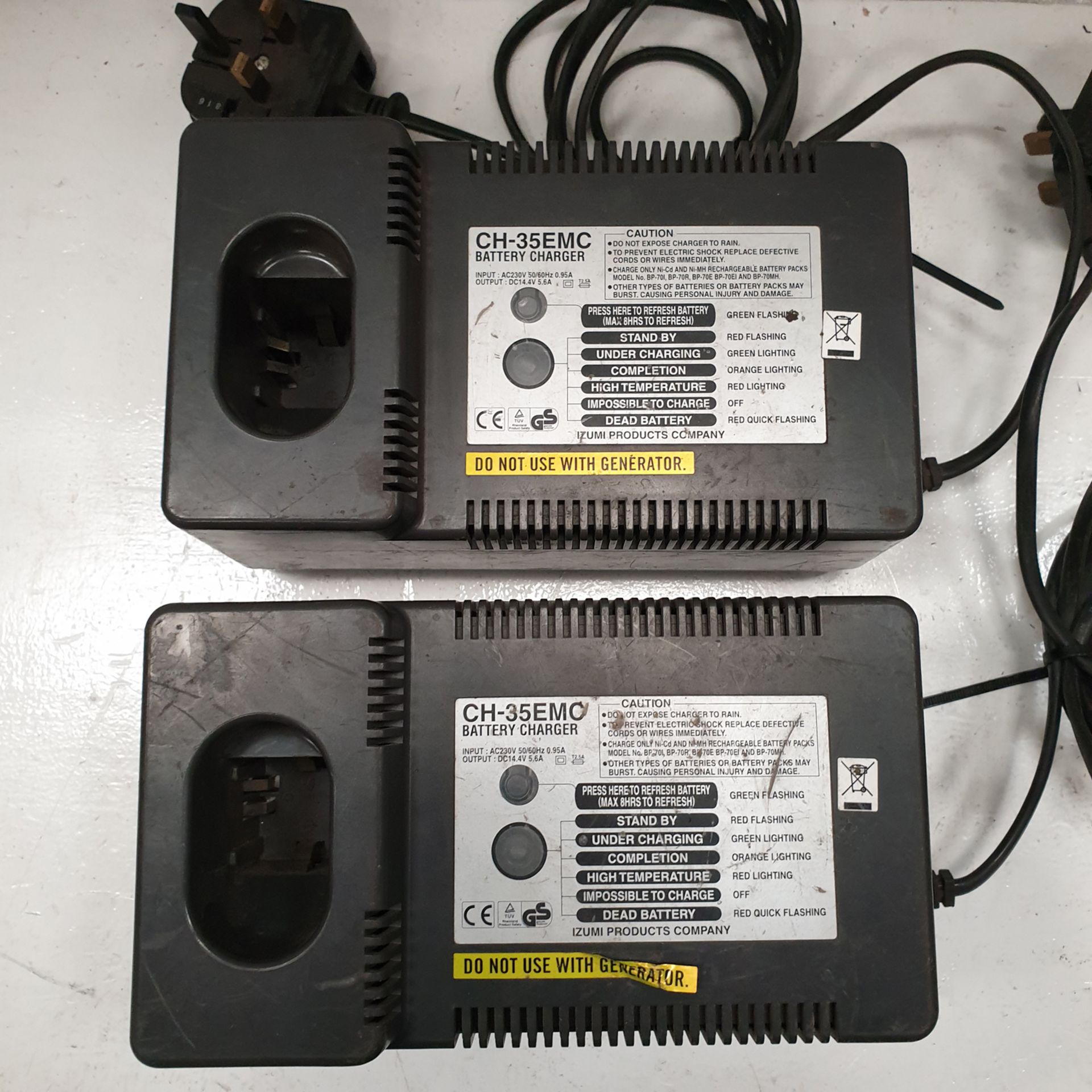 2 x CH-35EMC Battery Chargers. 230 Volts. - Image 2 of 3