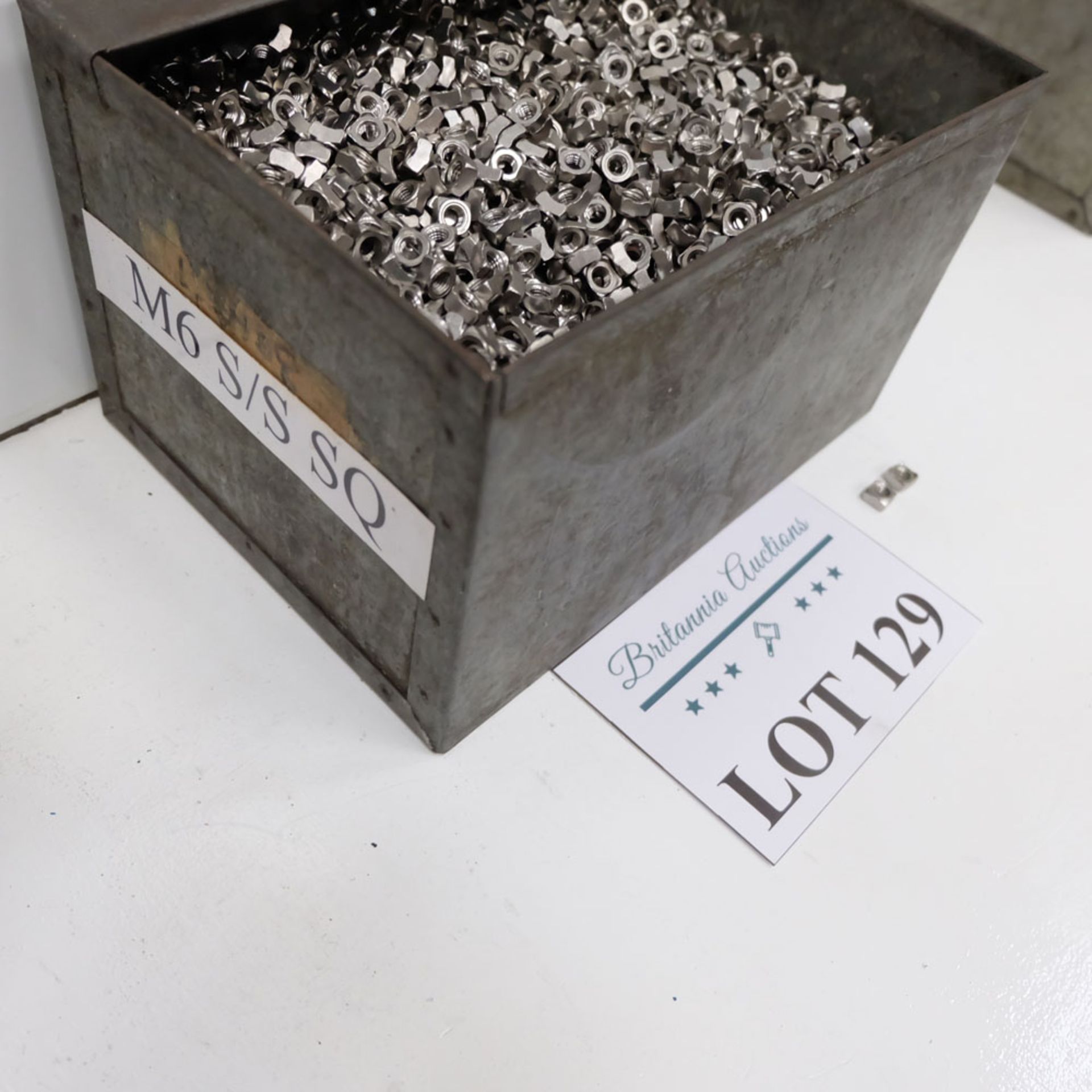 Quantity of Square Nuts as Lotted. Labelled M6 Stainless Steel. - Image 4 of 4