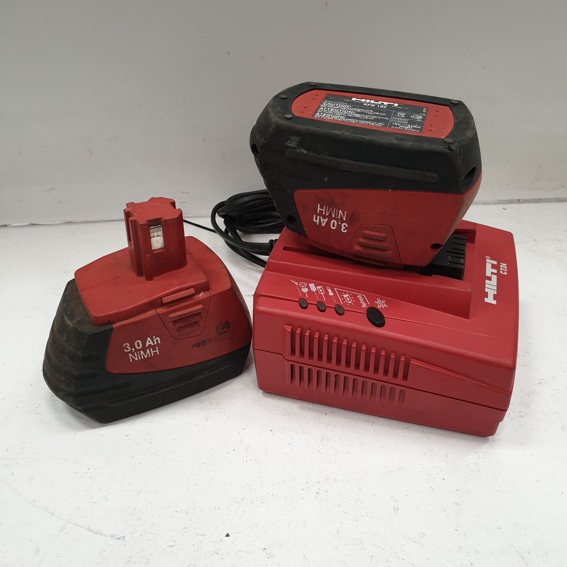 HILTI C7/24 Battery Charger. With 2 Batteries. - Image 3 of 3