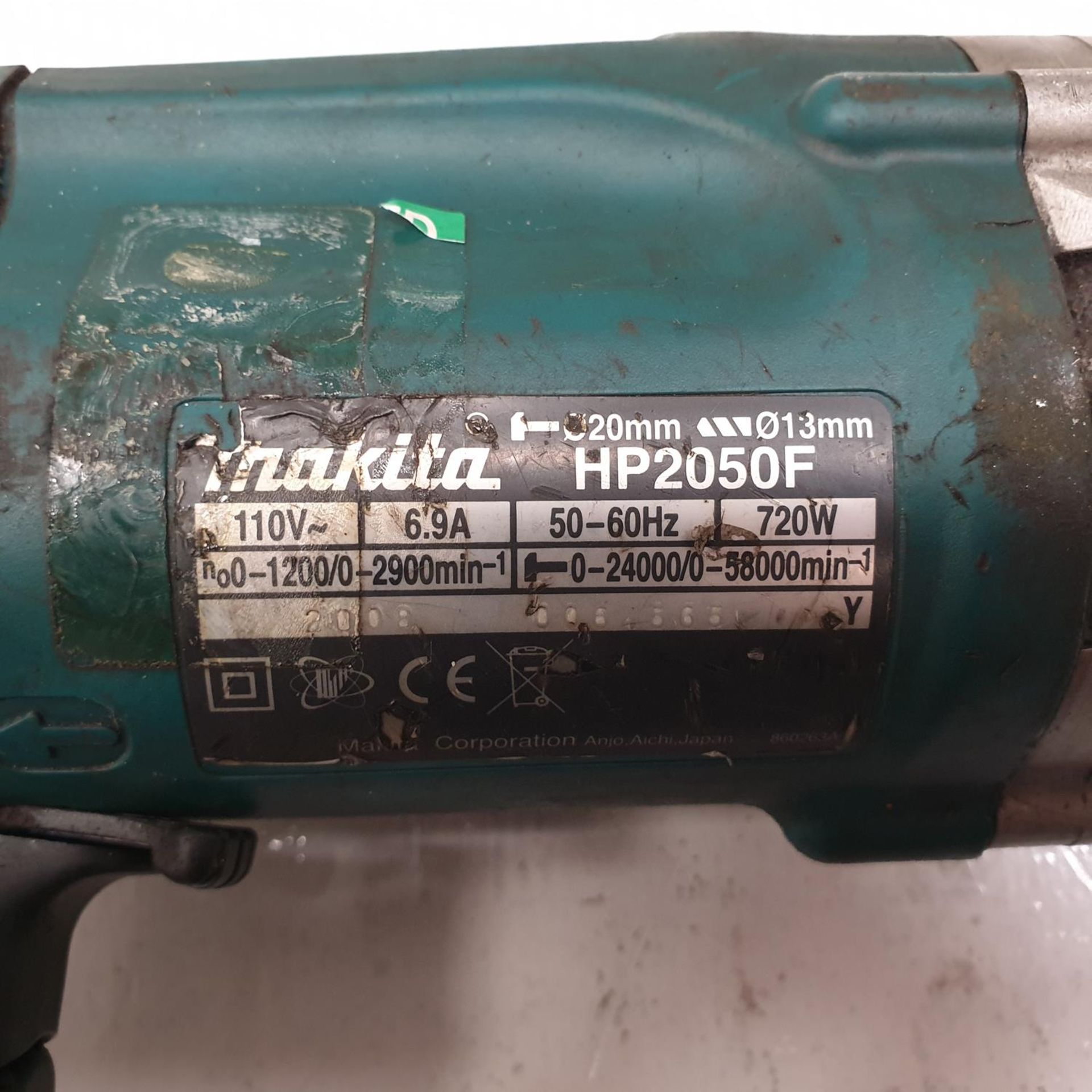 Makita Model HP2050F. 110V Drill. - Image 3 of 4