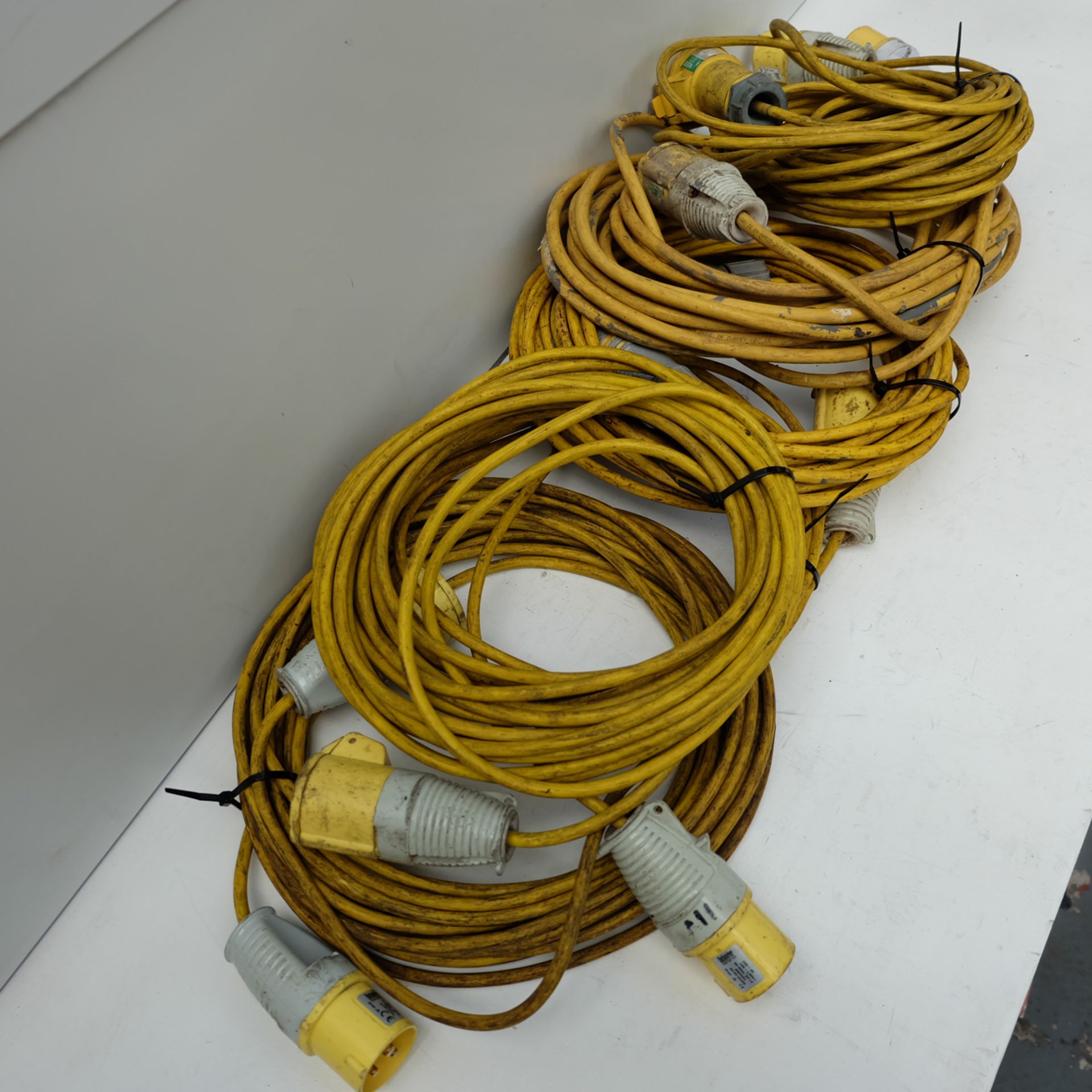 6 x 110V Extension Leads as Lotted. - Image 2 of 3