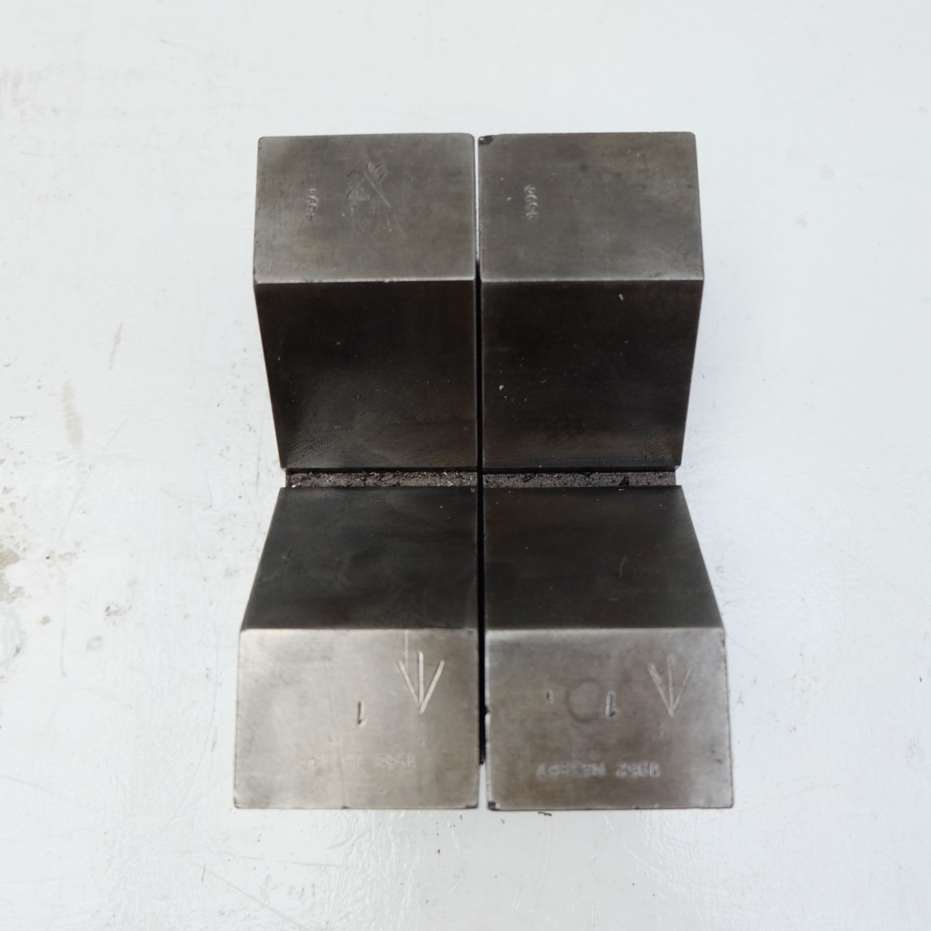 Pair of Vee Blocks. Between Vee 3". Total Length 6". Approx. - Image 3 of 3