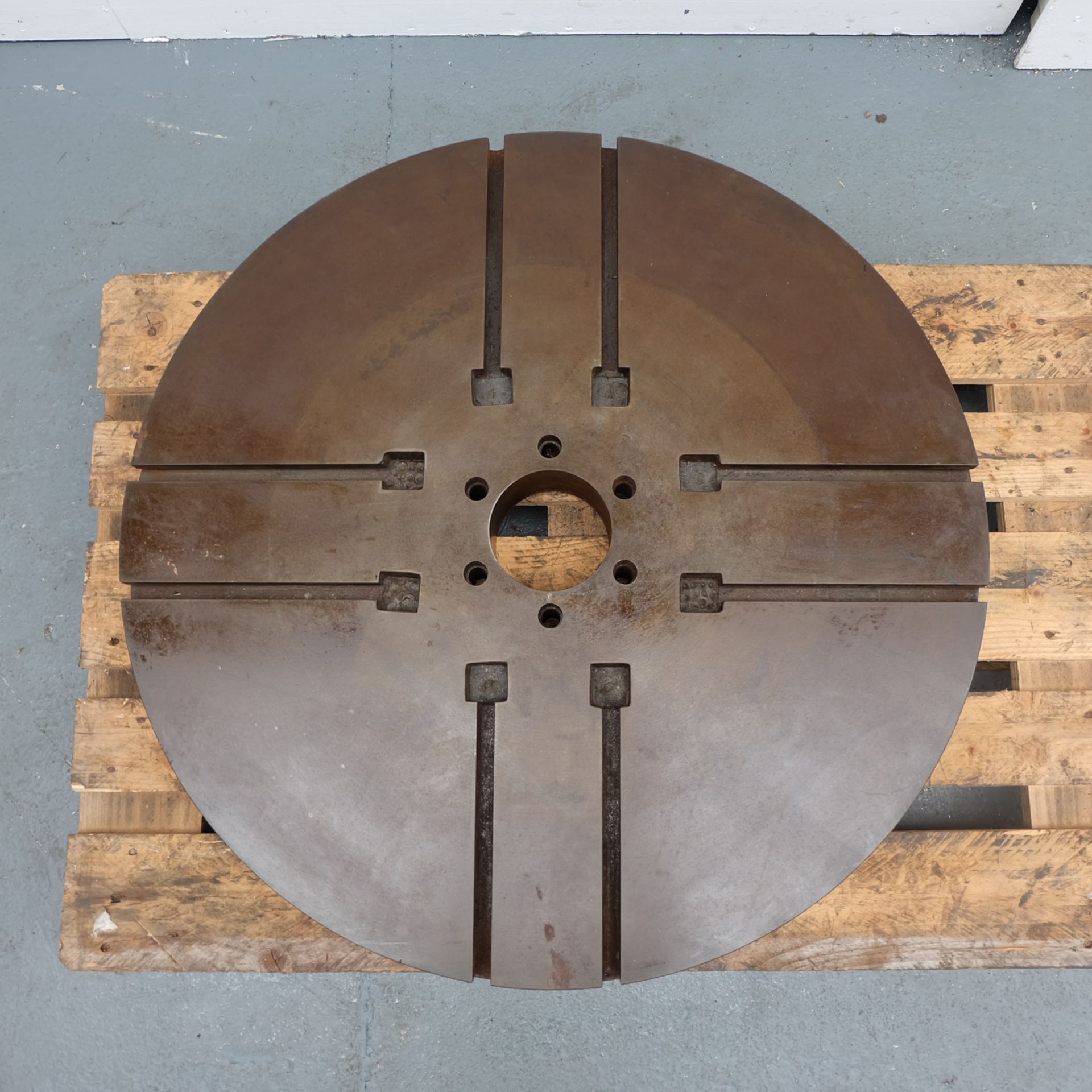 Tee Slotted Face Plate. 36" Diameter. 3" Width. 5" Bore. - Image 4 of 7