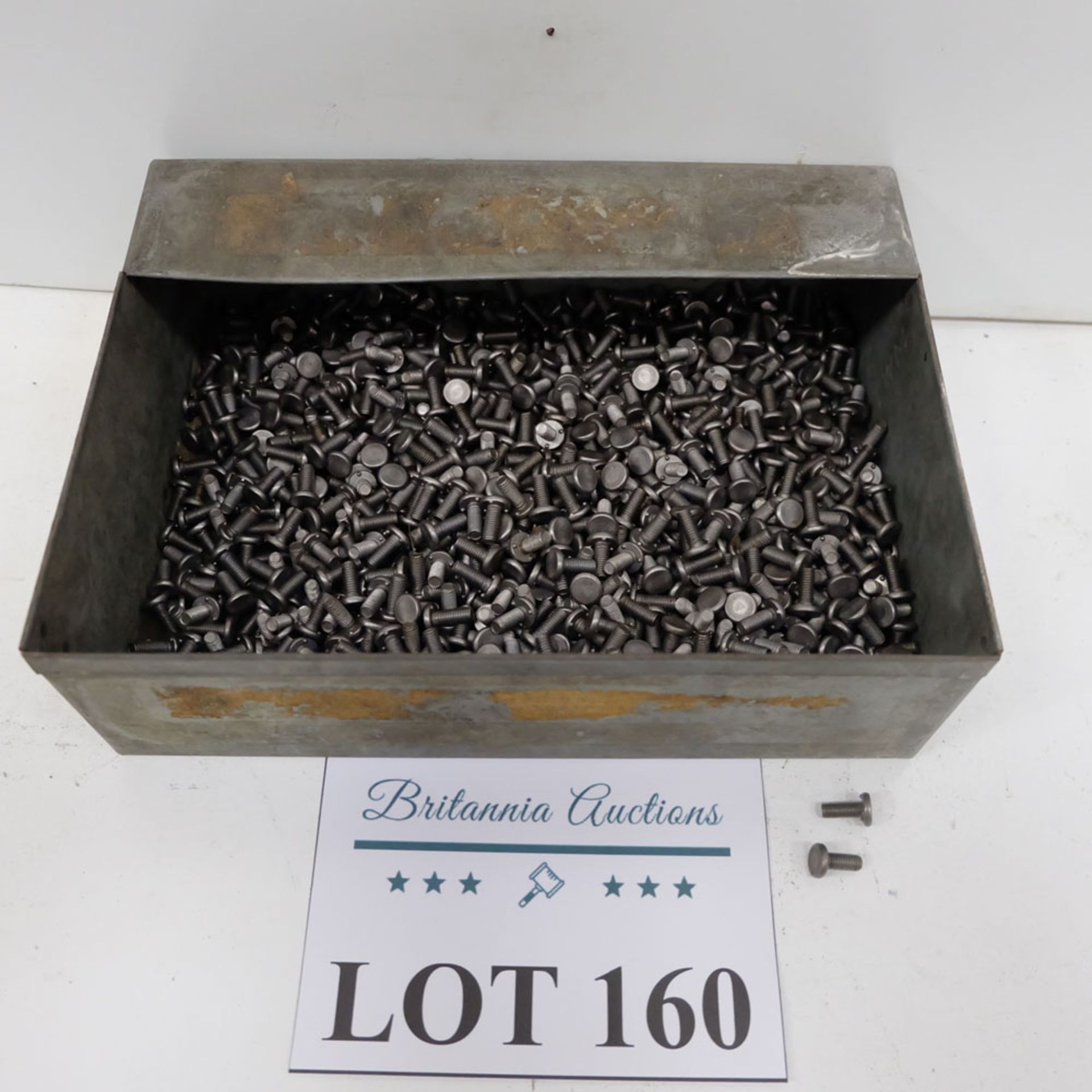 Quantity of Weld Bolts as Lotted. Labelled M5 x 12 Weld Bolt.