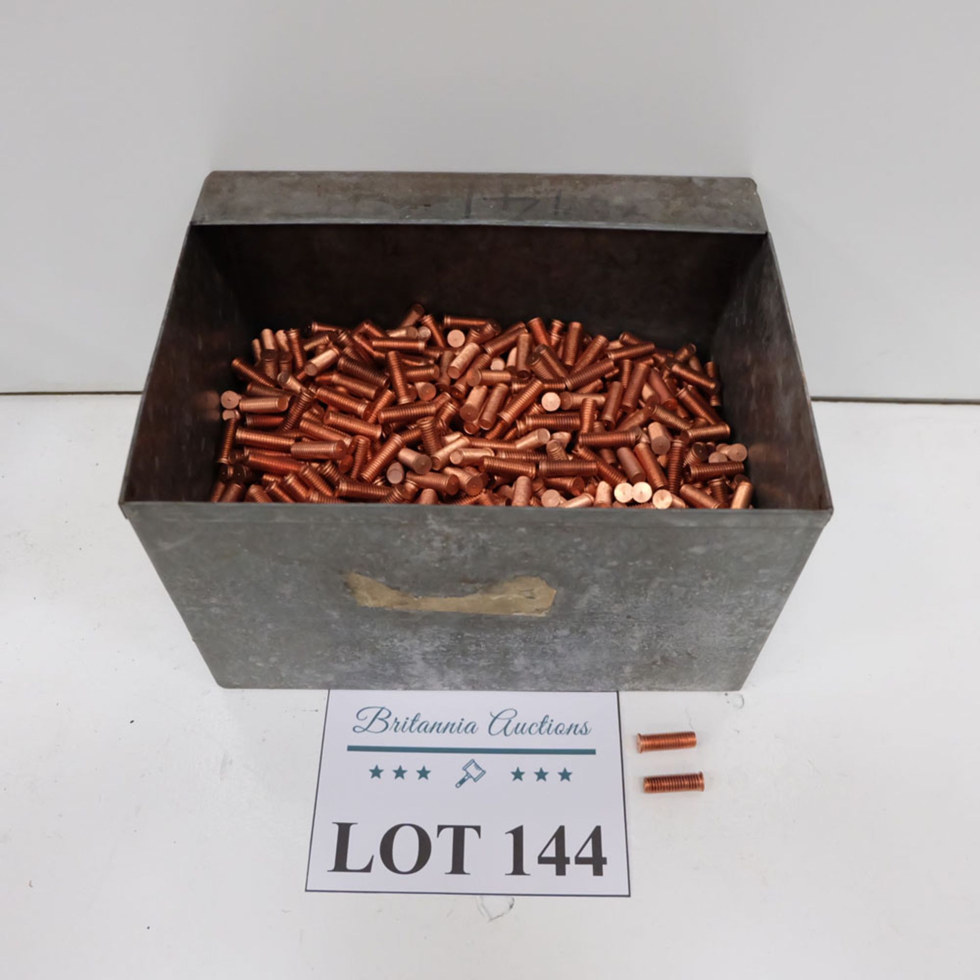 Quantity of Welding Studs as Lotted. Labelled M8 x 25 CD Type Stud.