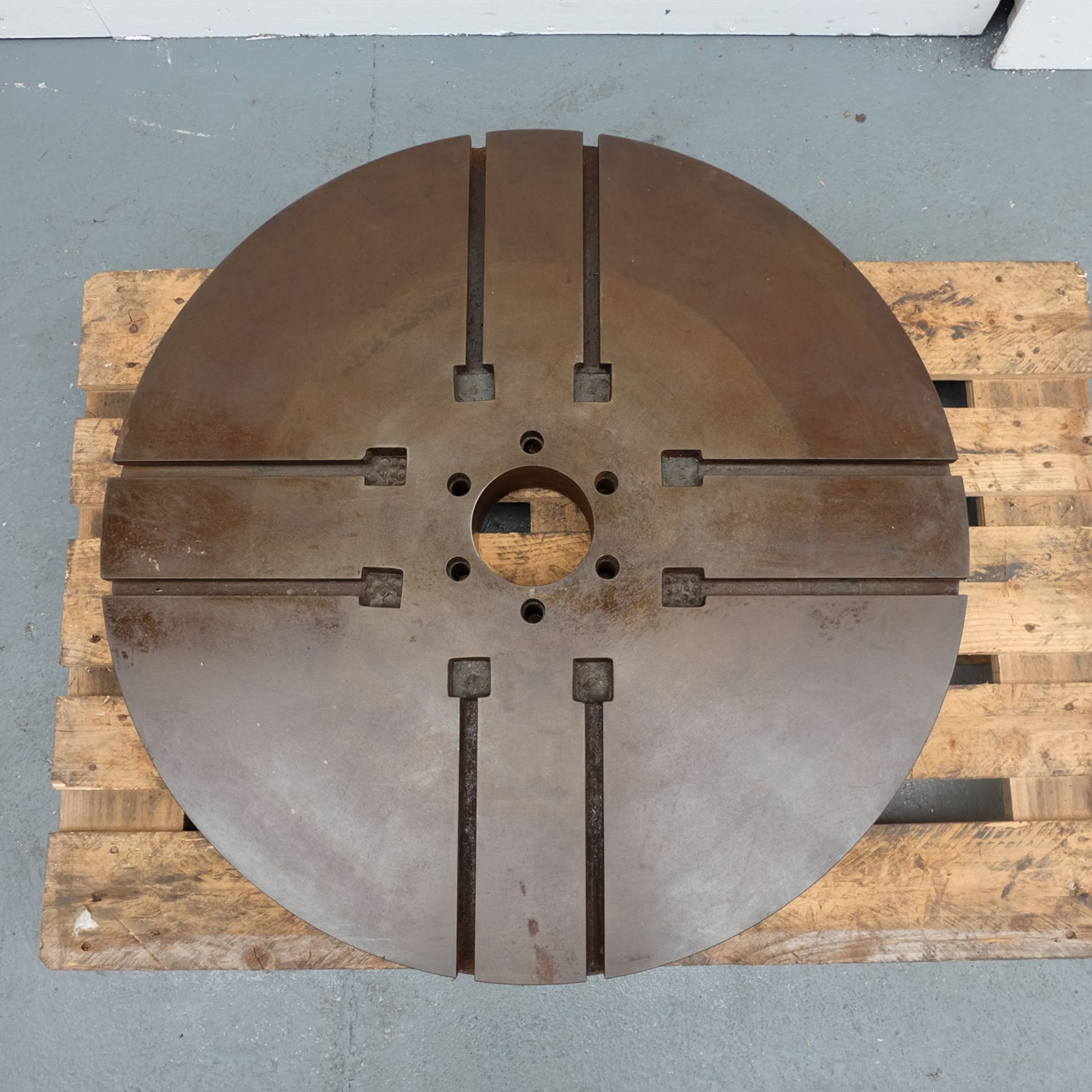 Tee Slotted Face Plate. 36" Diameter. 3" Width. 5" Bore. - Image 5 of 7