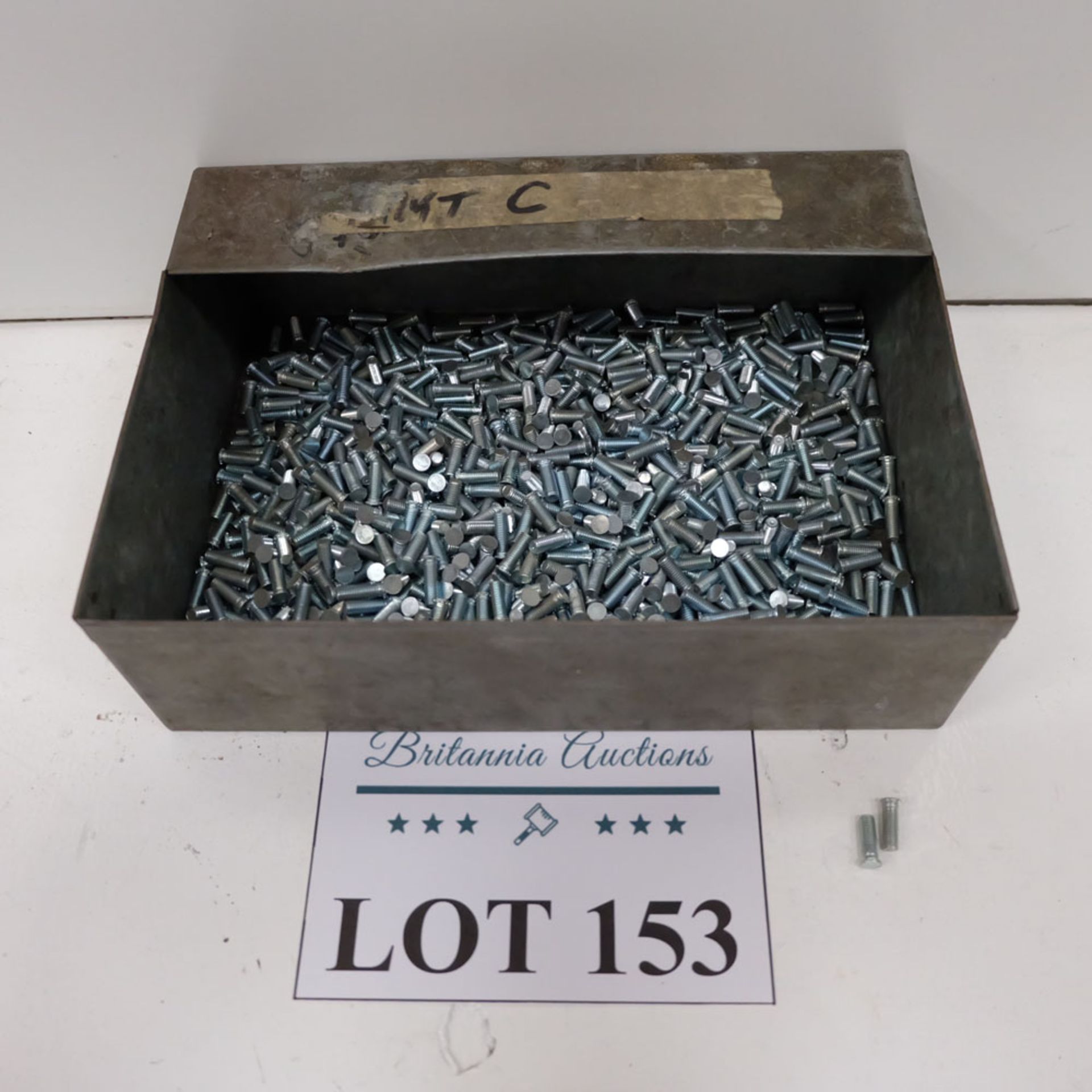 Quantity of Weld Bolts as Lotted. Labelled M5 x 15.