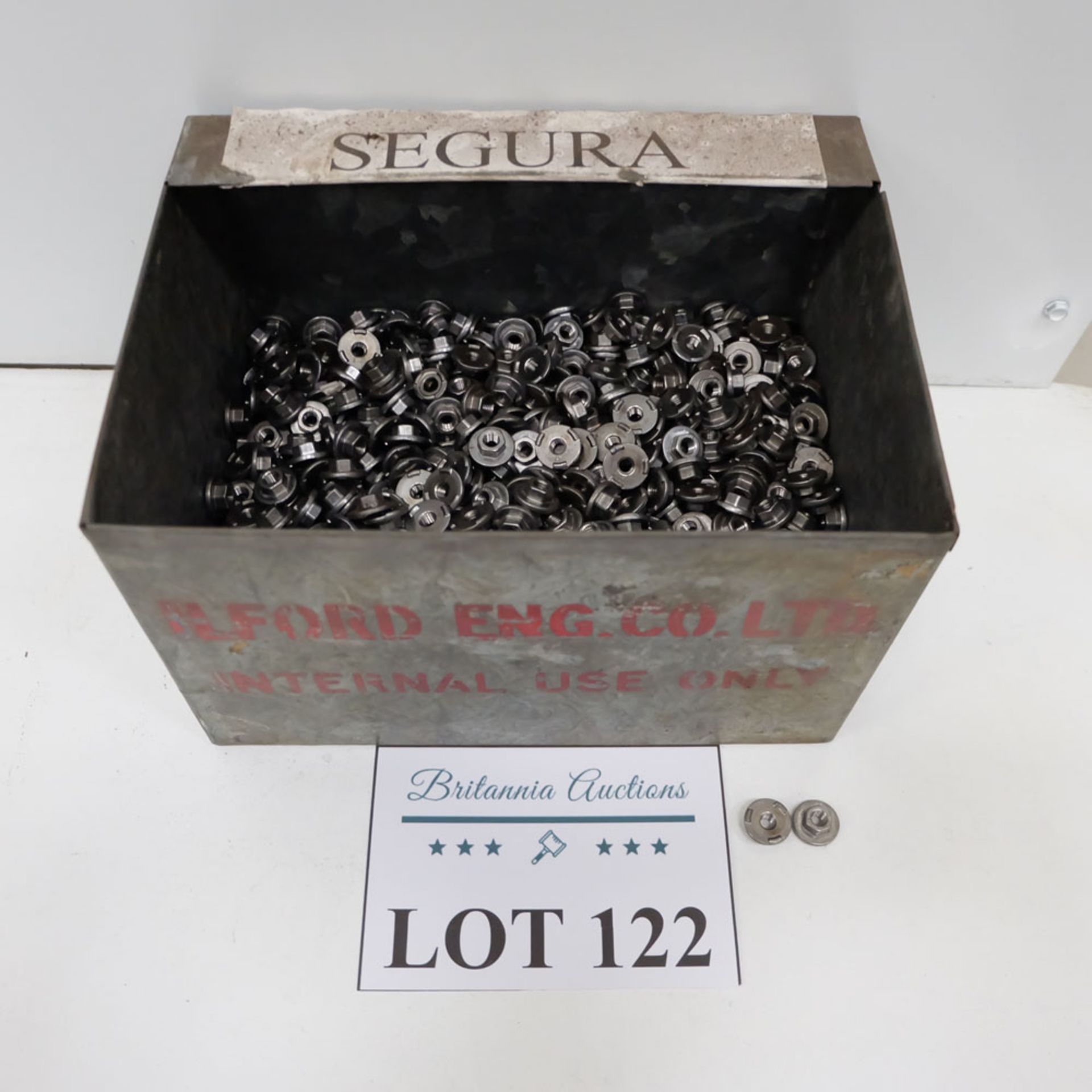 Quantity of Hex Nuts as Lotted. Unlabelled.