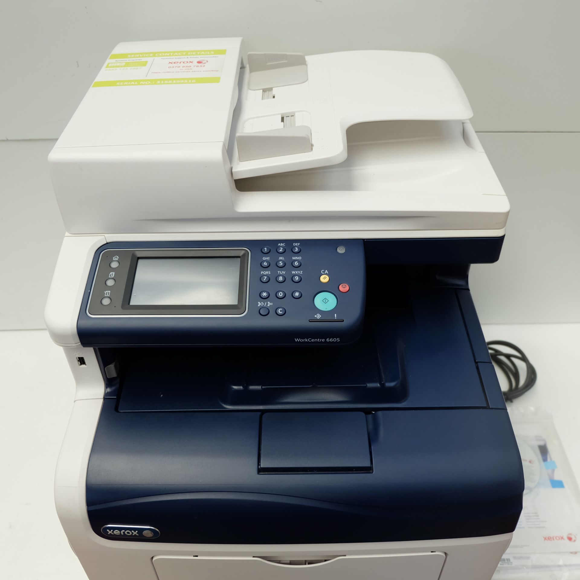 Xerox Printer/Scanner Model WorkCentre 6605. With Instruction Manual/CD. - Image 2 of 9