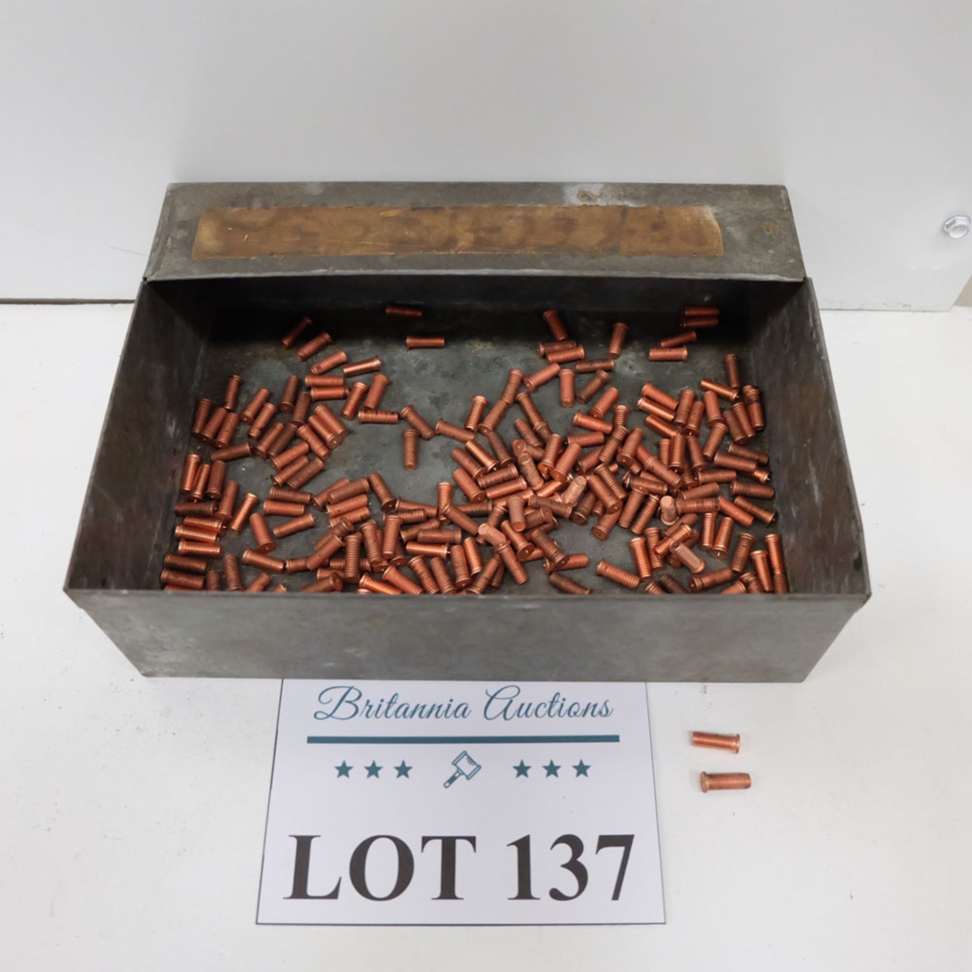 Quantity of Welding Studs as Lotted. Labelled M6 x 16 CD Type Stud.