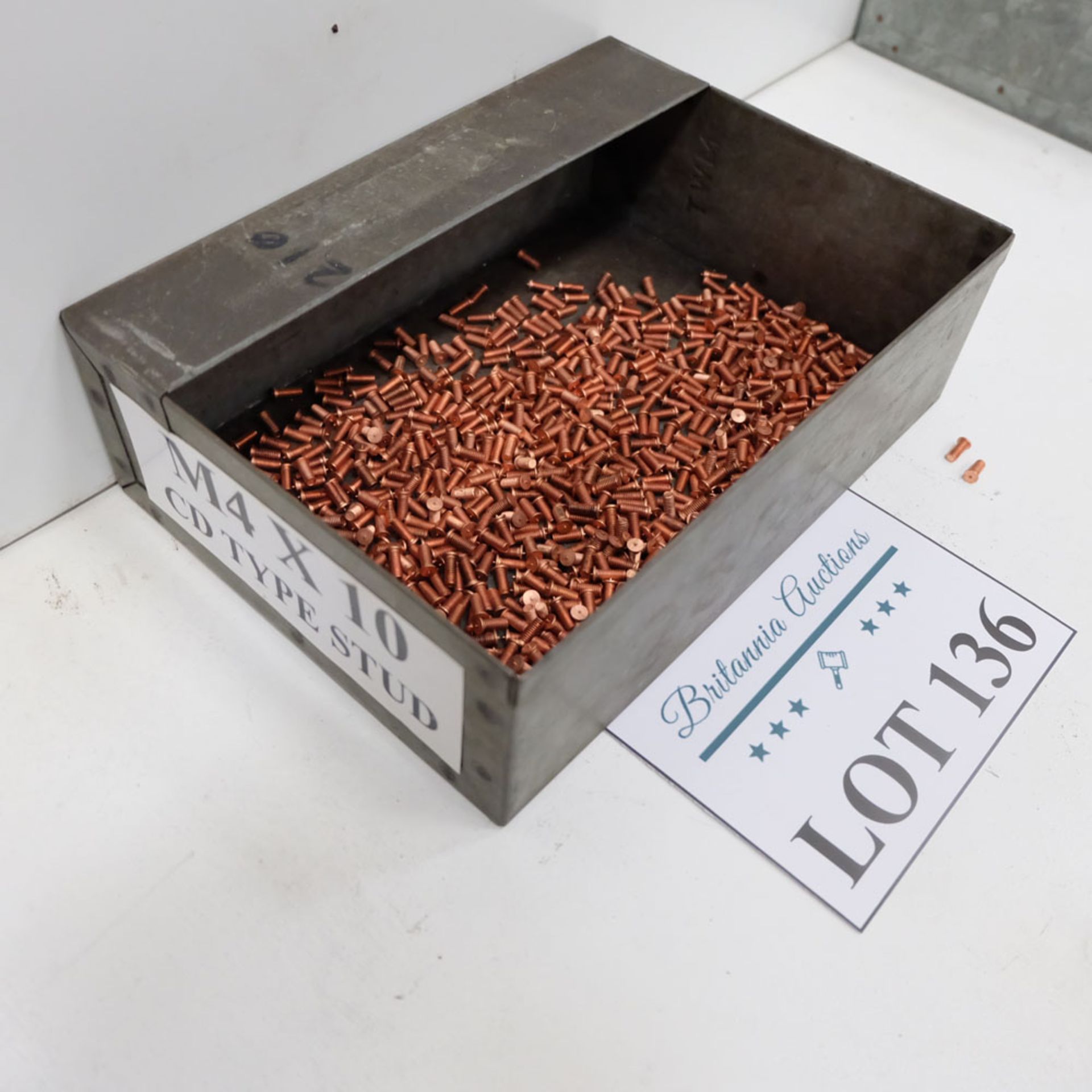 Quantity of Welding Studs as Lotted. Labelled M4 x 10 CD Type Stud. - Image 4 of 4